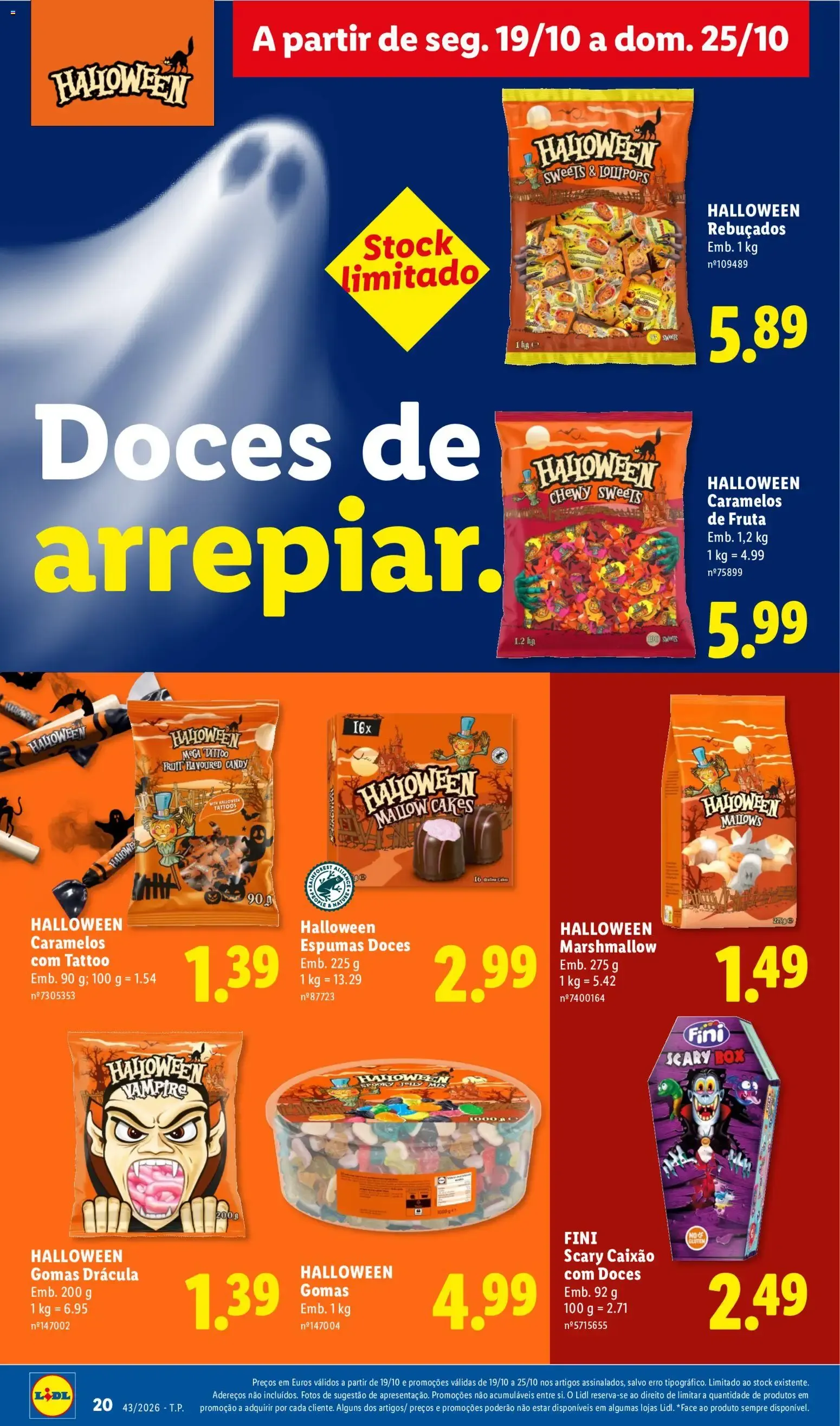 Folheto Lidl Folheto Poupança de 19 de outubro até 25 de outubro 2026 - Pagina 20