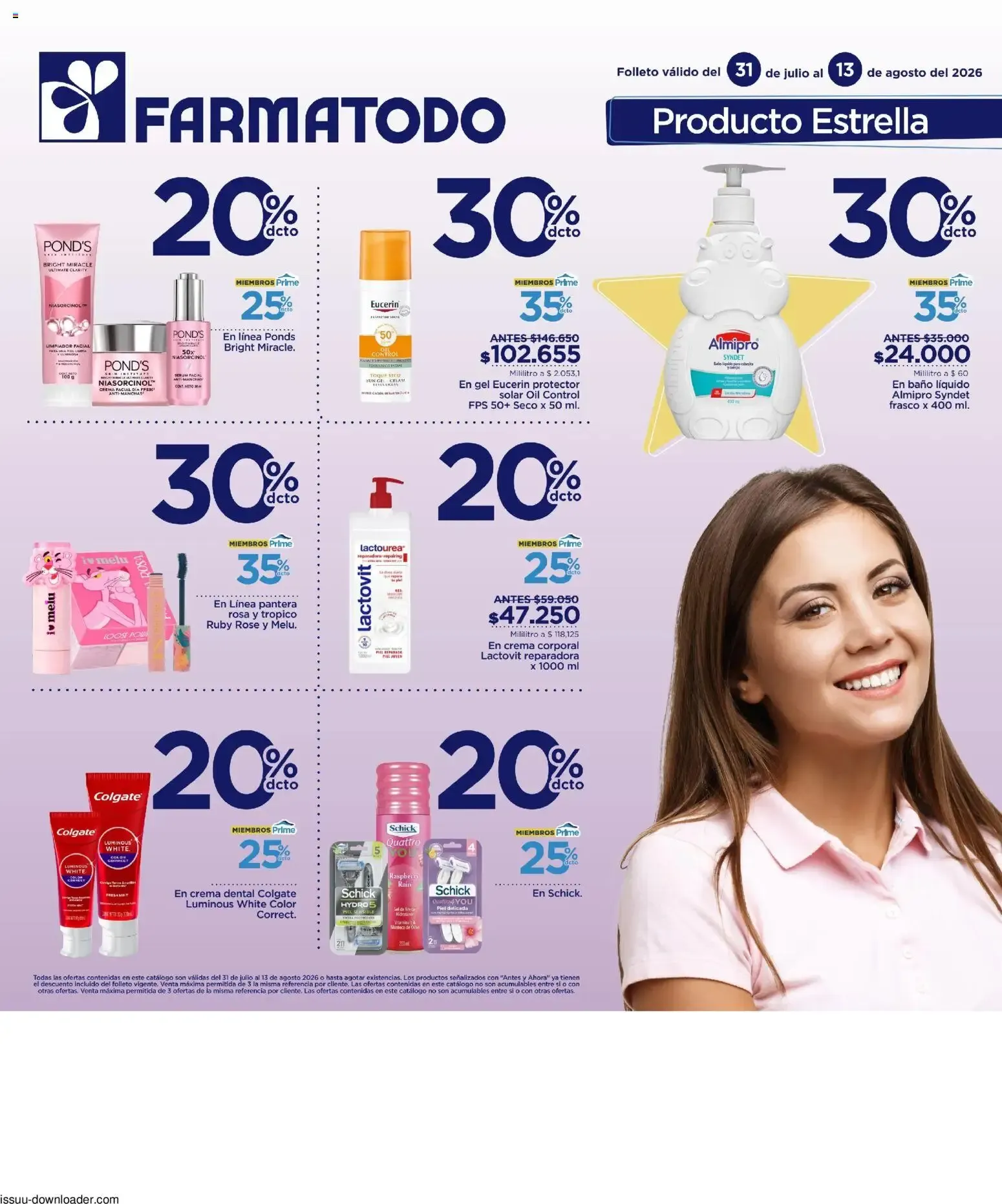 Catalogo de FarmaTodo catálogo desde el 31/07/2026 > Revistas Agosto 31 de julio al 13 de agosto 2026 - Pag 1