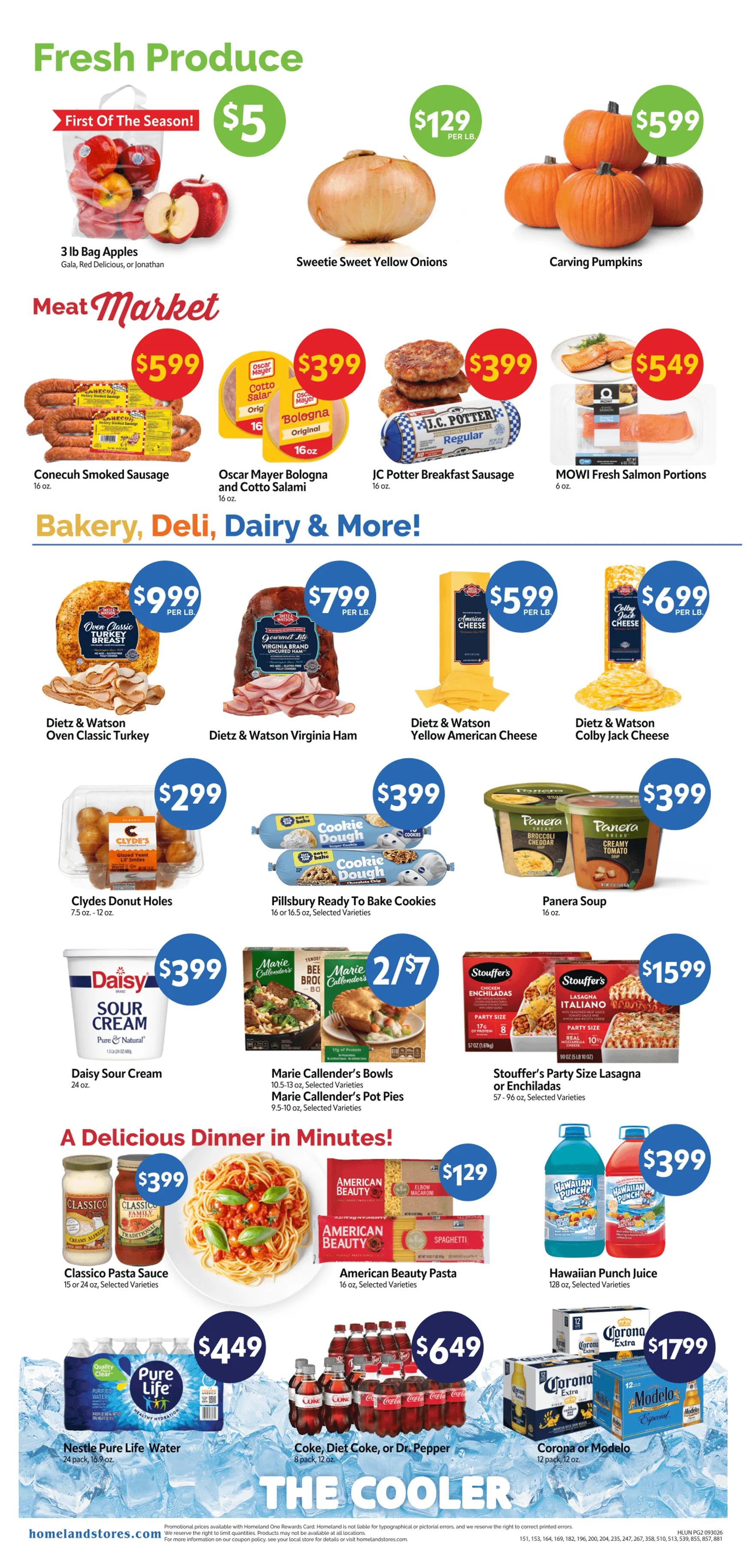 Weekly ad Current Homeland Stores leaflet valid from Wednesday 09/30/2026 to Tuesday 10/06/2026 from September 30 to October 6 2026 - Page 2