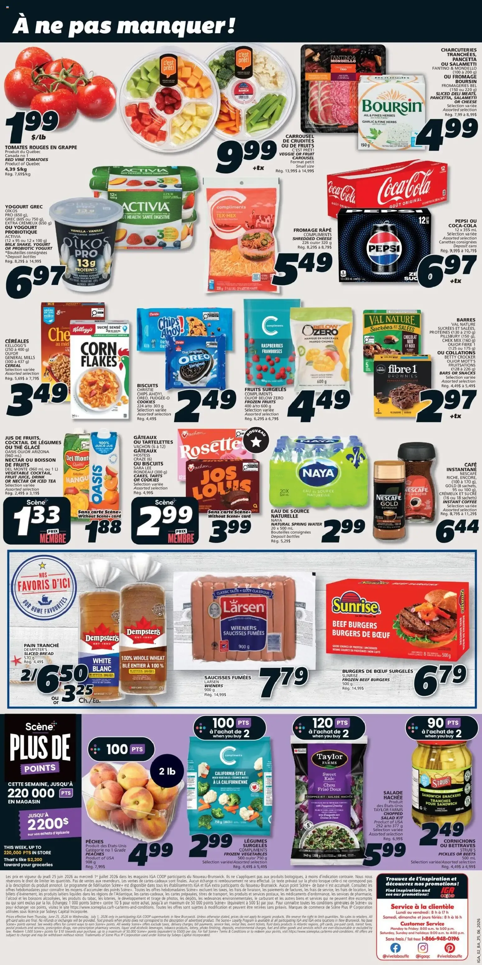 IGA weekly flyer / circulaire from Jun 25, 2026 > weekly specials & deals from June 25 to July 1 2026 - flyer page 2