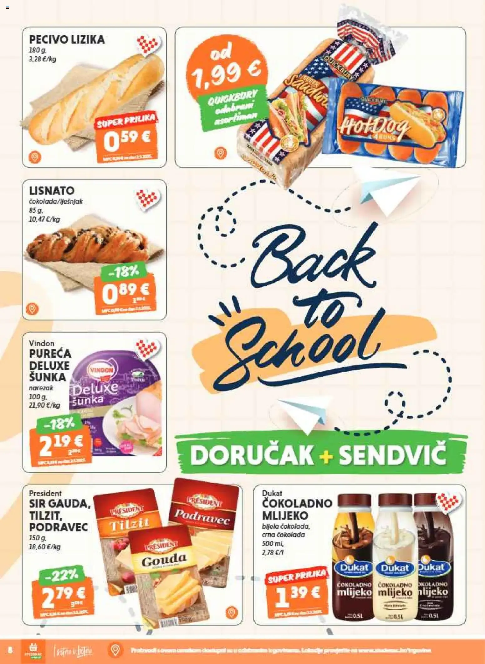 Katalog Studenac Market - Tjedna Akcija: Za tebe sitno, za njih bitno. od 16. rujna do 22. rujna 2026. - Pregled Stranica 8