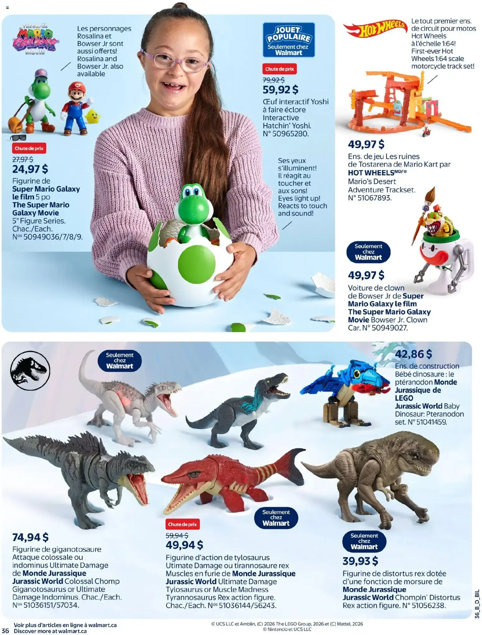 Walmart circulaire - Livret des jouets from Oct 15, 2026 > weekly specials & deals from October 15 to December 23 2026 - flyer page 46