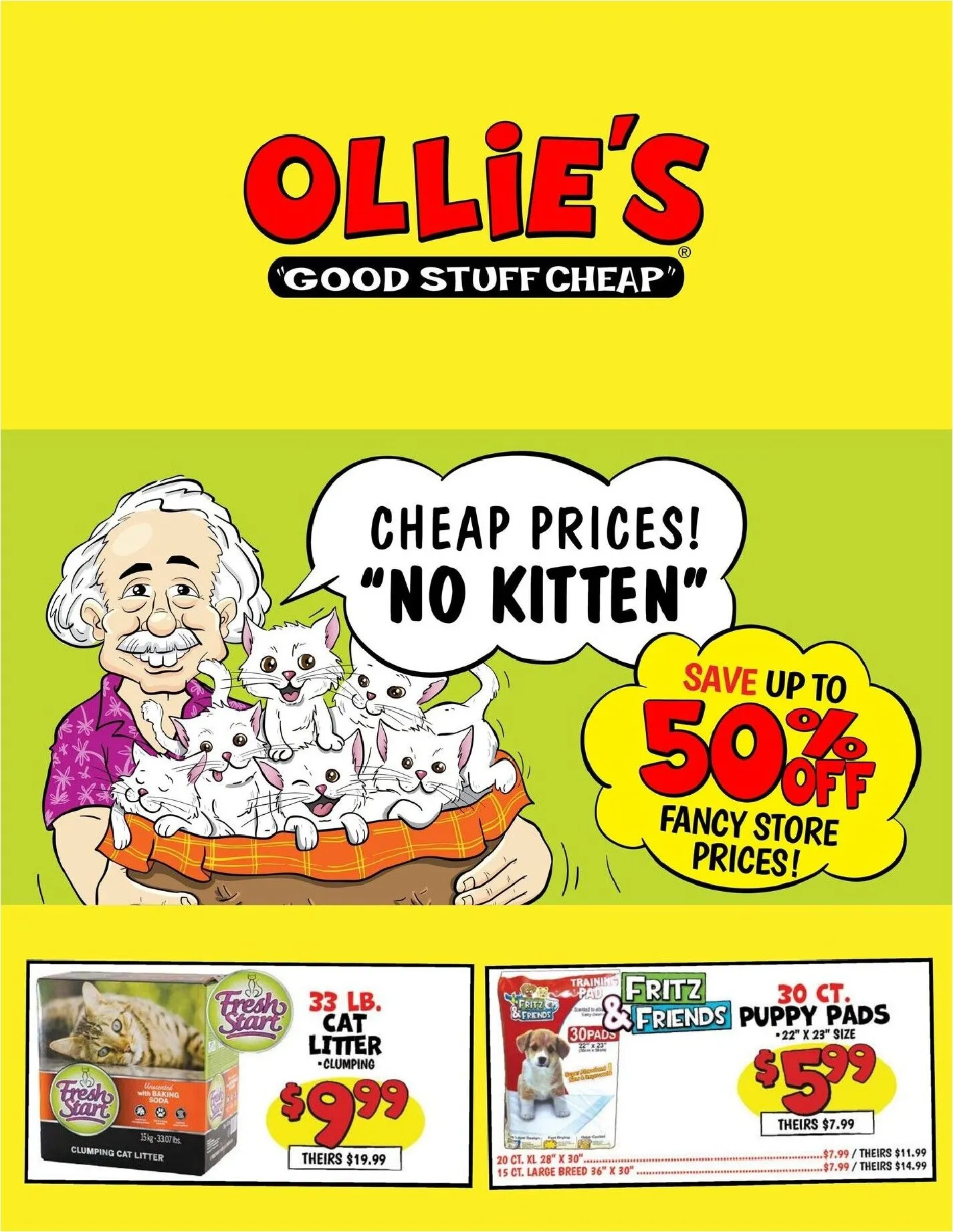 Weekly ad OLLIE'S GOOD STUFF CHEAP from October 27 to November 3 2026 - Page 1