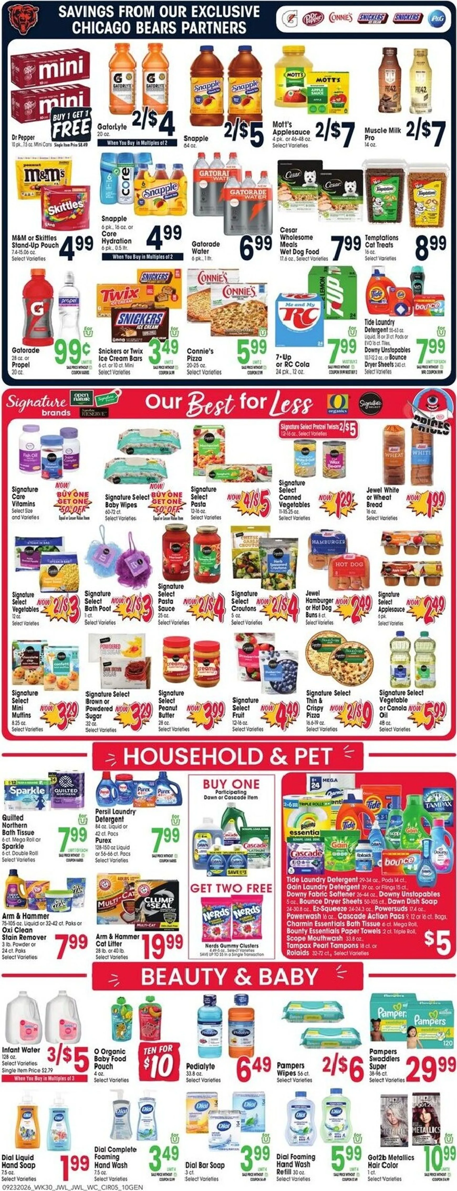 Weekly ad Current Jewel-Osco leaflet valid from Wednesday 09/23/2026 to Tuesday 09/29/2026 from September 23 to September 29 2016 - Page 5