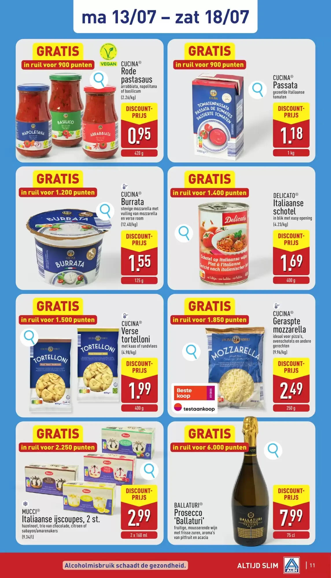 ALDI Folder van ma 13/07 t.e.m. zat 18/07 van 13 juli tot 18 juli 2026 - folder pagina 11