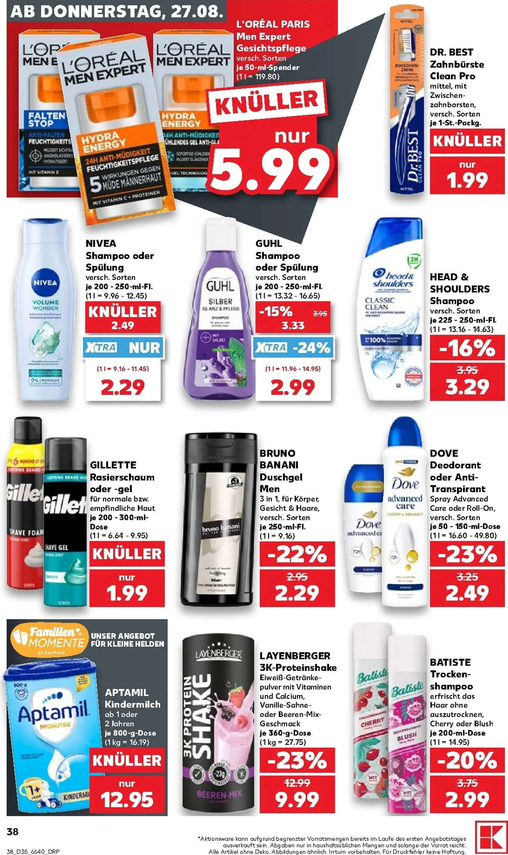 Kaufland Prospekt nächste Woche – von Donnerstag 27.08.2026 bis Mittwoch 02.09.2026 von 27. August bis 2. September 2026 - Prospekt seite 39