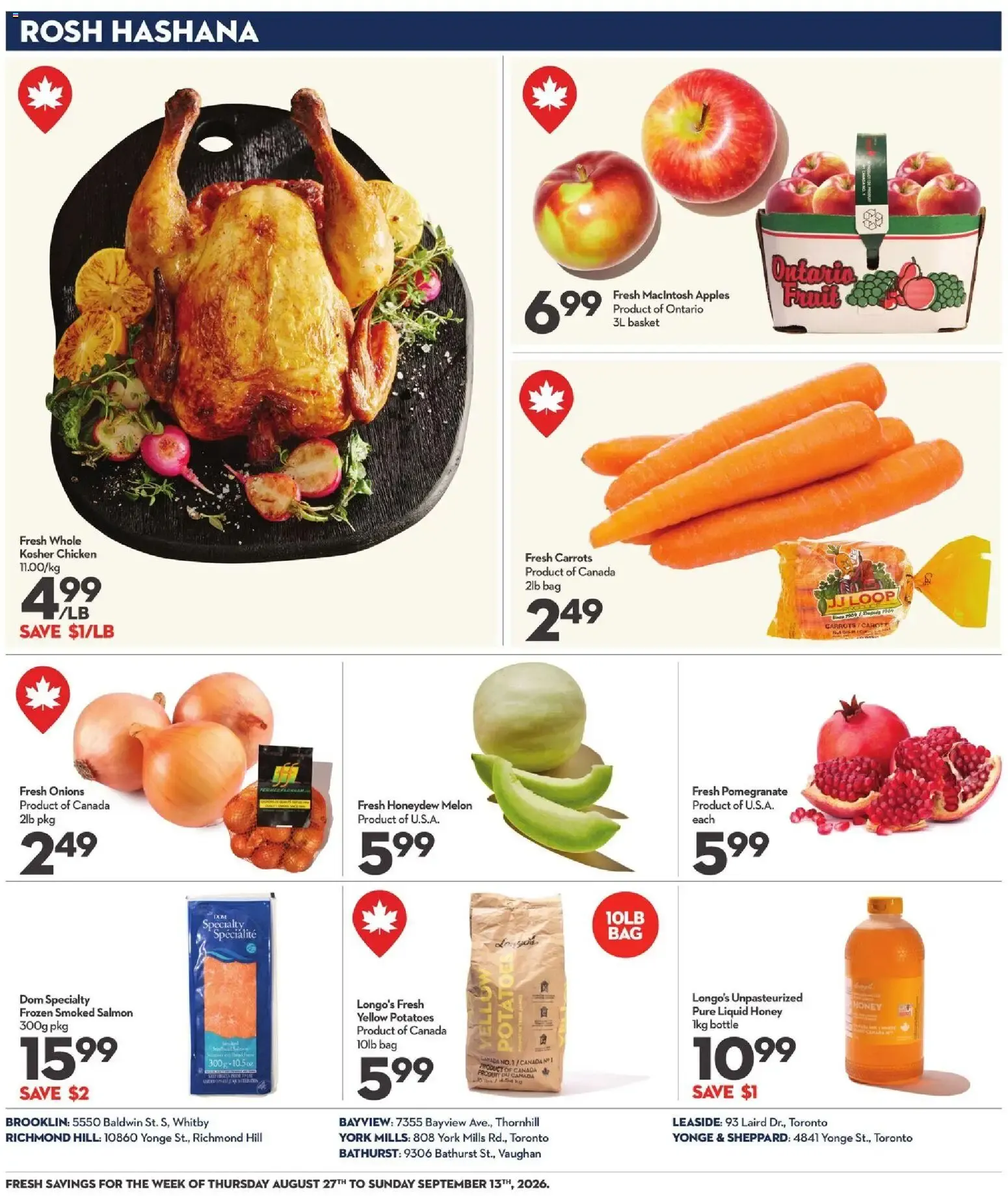Longo's weekly flyer / circulaire from Aug 27, 2026 > weekly specials & deals from August 27 to September 2 2026 - flyer page 15