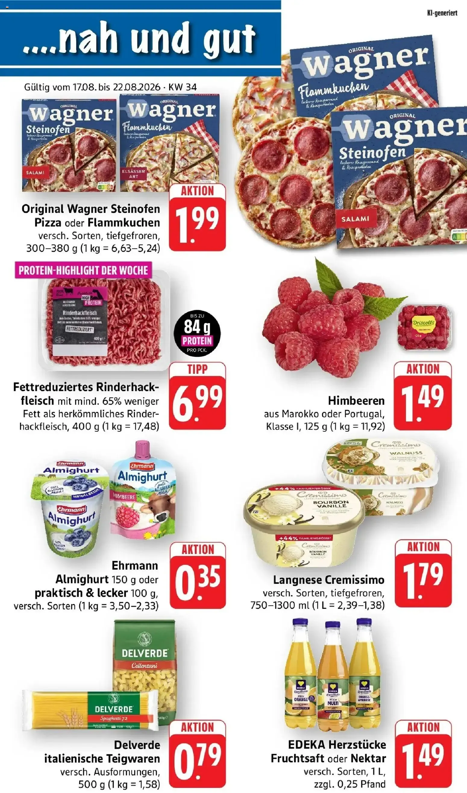 nah & gut Prospekt Neuhofen (ab 17.08.2026) zum Blättern von 17. August bis 22. August 2026 - Prospekt seite 1