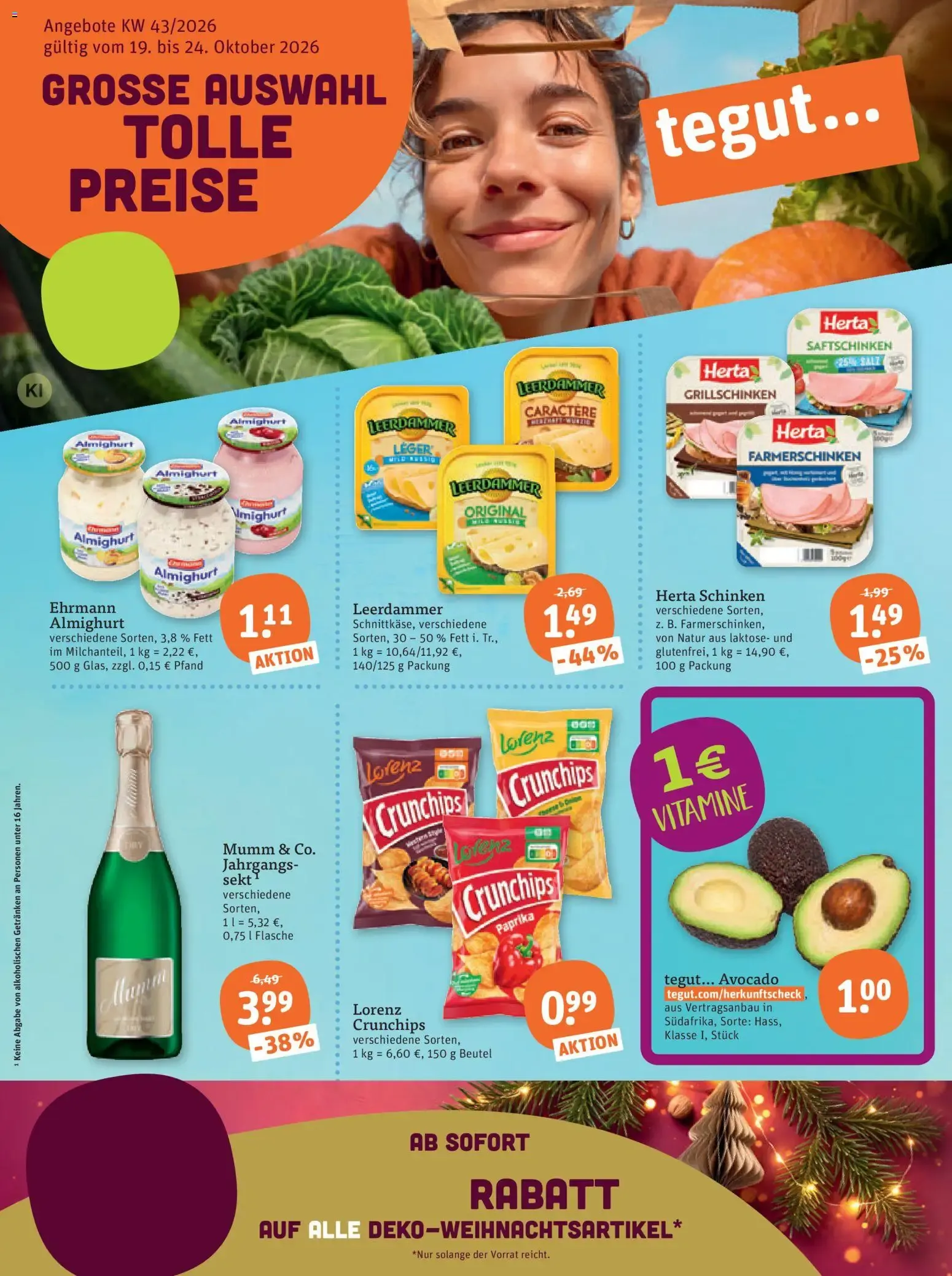 Tegut Endspurt Prospekt von 23. Oktober bis 24. Oktober 2026 - Prospekt seite 3