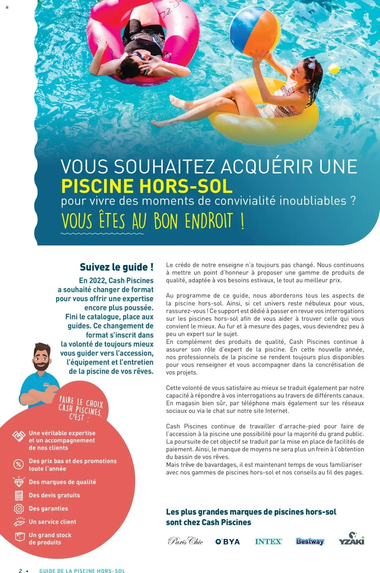 Cash Piscines Guide piscines hors-sol à partir du 01/03/2024 - promo en ligne du 1 mars au 30 septembre 2026 - Catalogue page 2