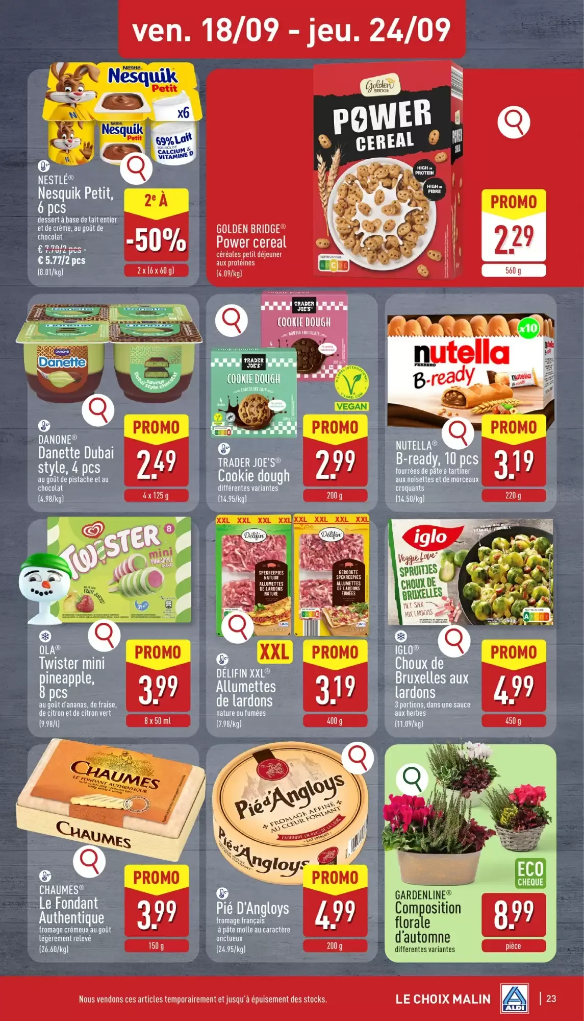 ALDI Dépliant du 14/09 au 19/09 van 14 september tot 19 september 2026 - folder pagina 23