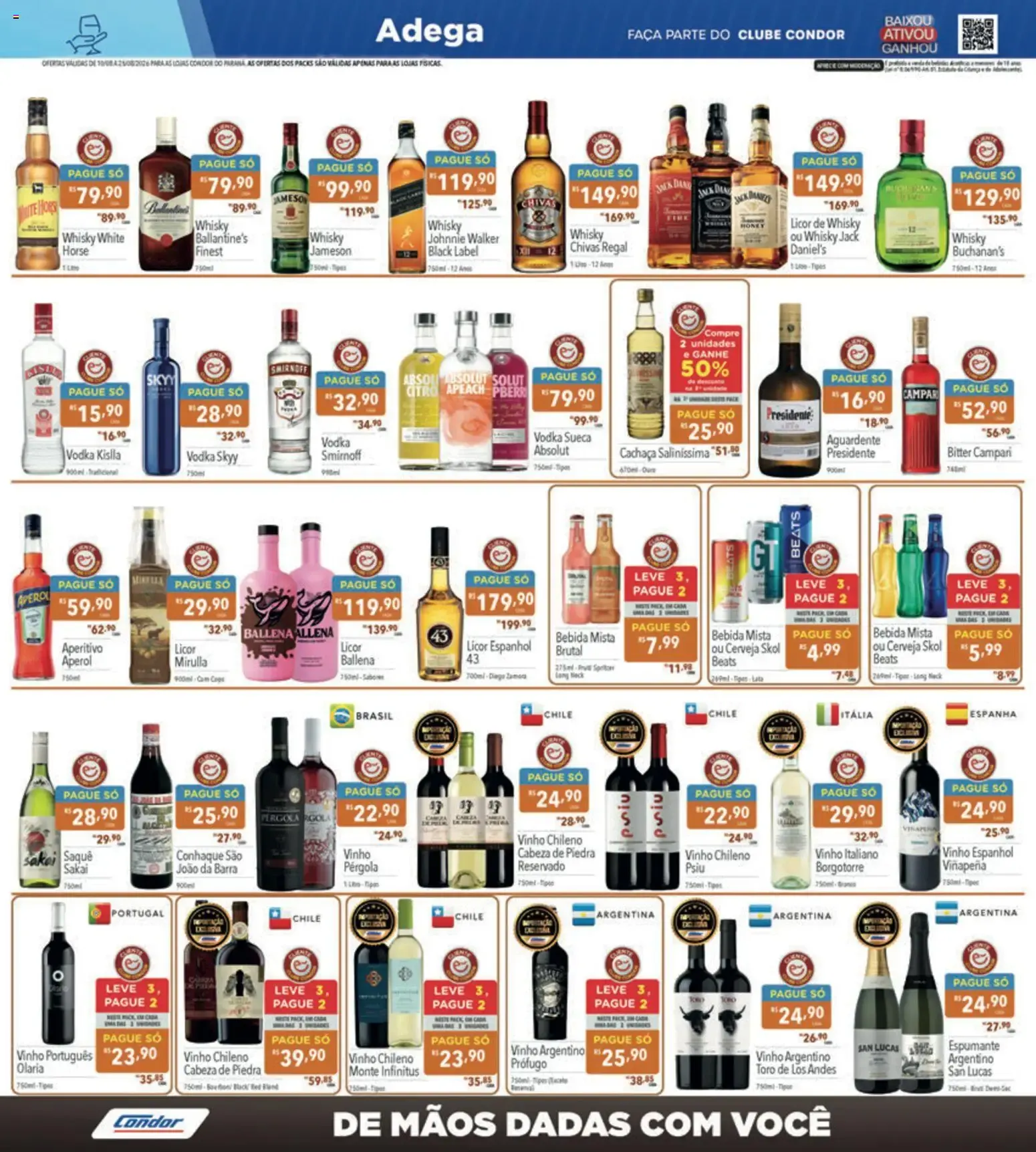 Encarte de Supermercados Condor ofertas Campanha Solidária de 10/08/2026 10 de agosto até 25 de agosto 2026 - Pagina 17