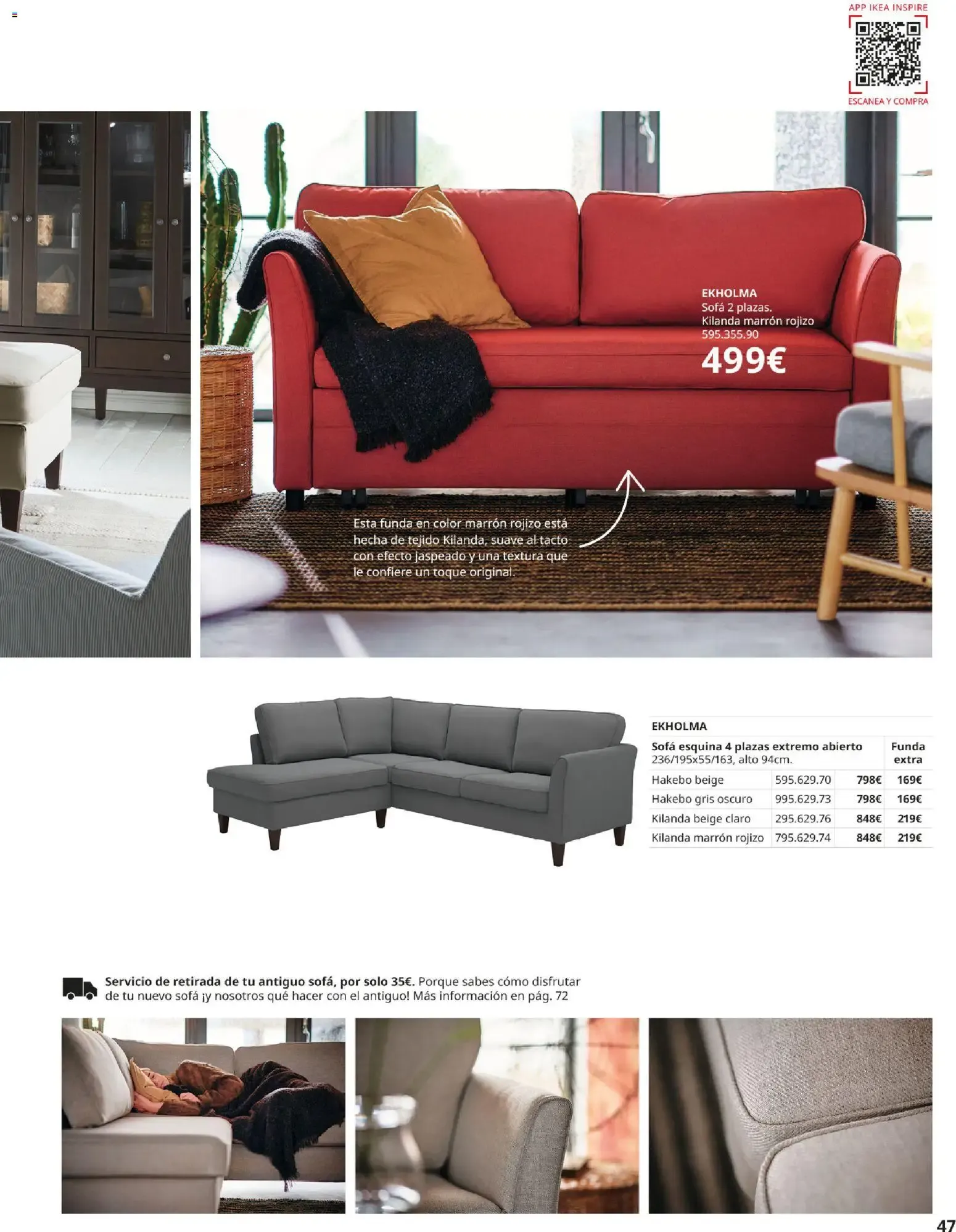 Catálogo de Guía de Compra Sofás IKEA 7 de mayo al 31 de agosto 2026 - Página 47