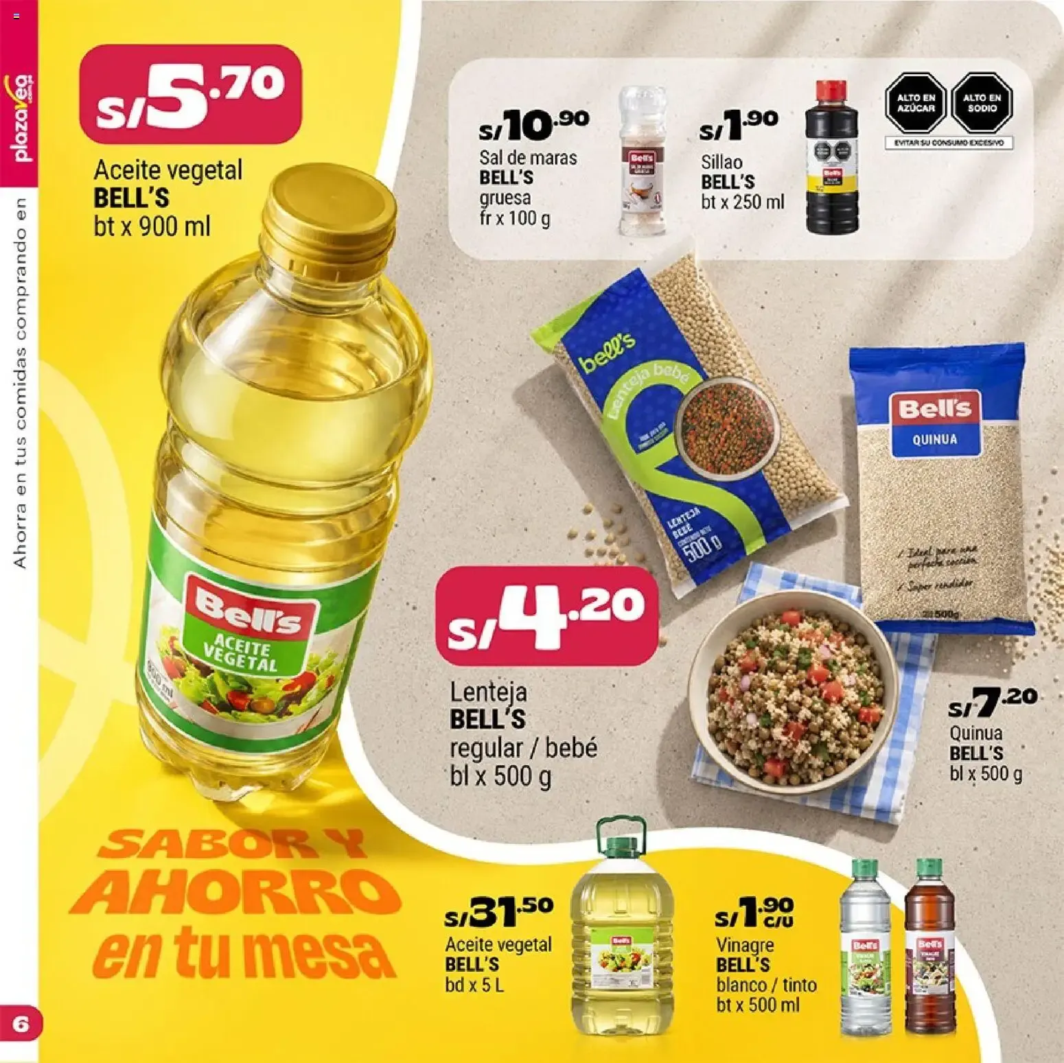Catalogo de Plaza Vea: La calidad que buscas con el ahorro de siempre 19 de octubre al 1 de noviembre 2026 - Pag 6