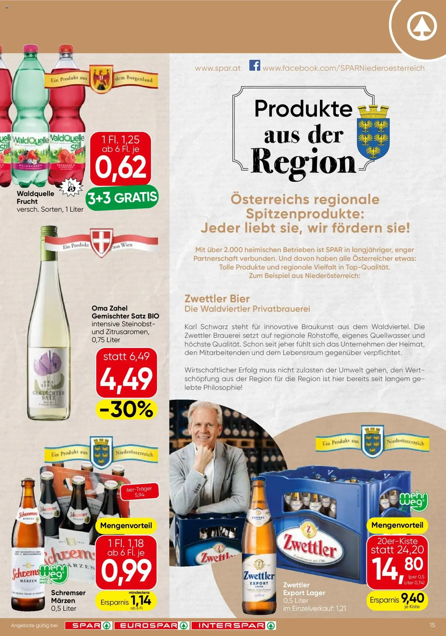 Spar Flugblatt - Ofertas Semanales von 18. Juni bis 30. Juni 2026 - Flugblätt seite 15