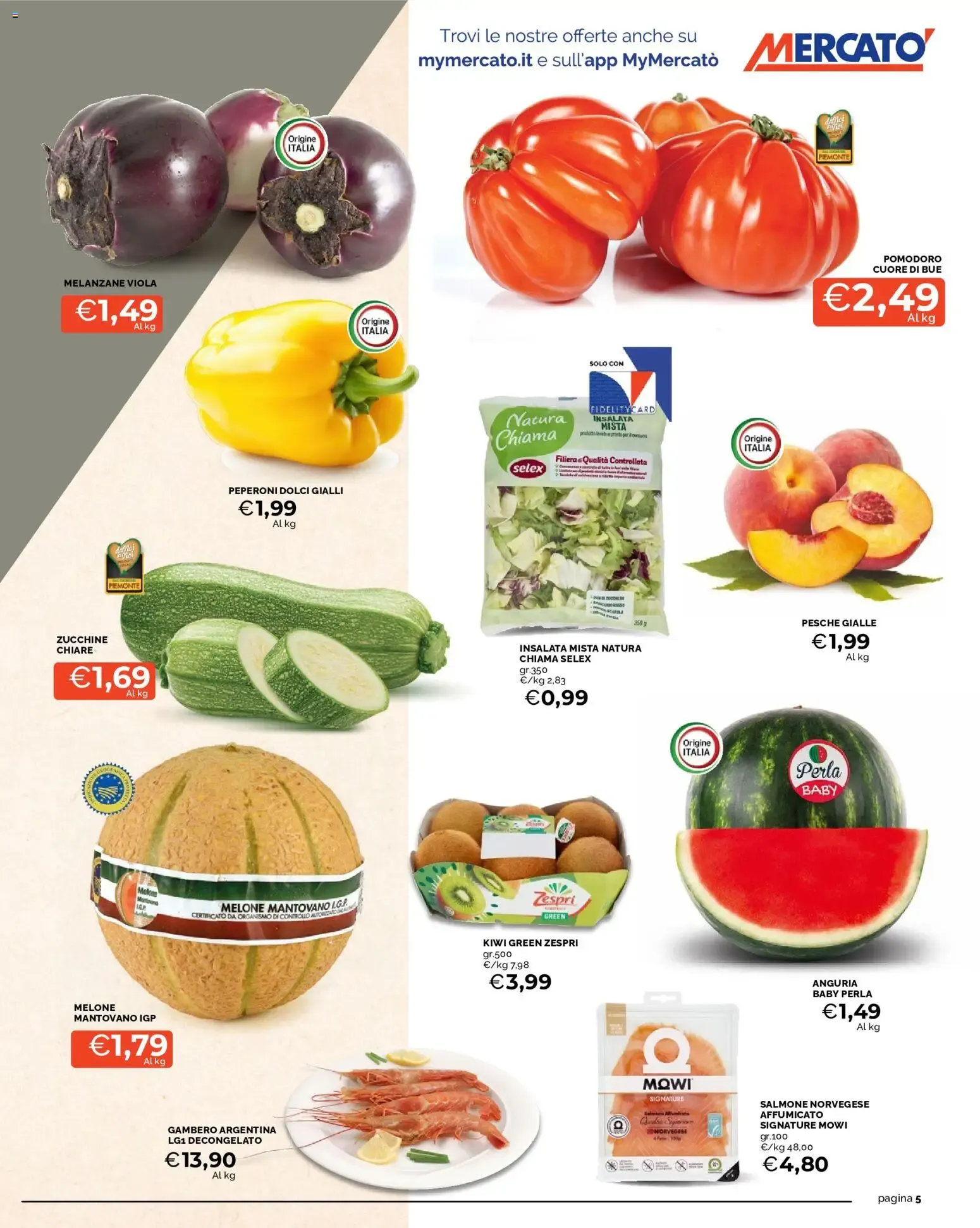 Mercatò volantino dal 13/08/2026 - online Offerte da 13 agosto a 23 agosto di 2026 - Pagina del volantino 5