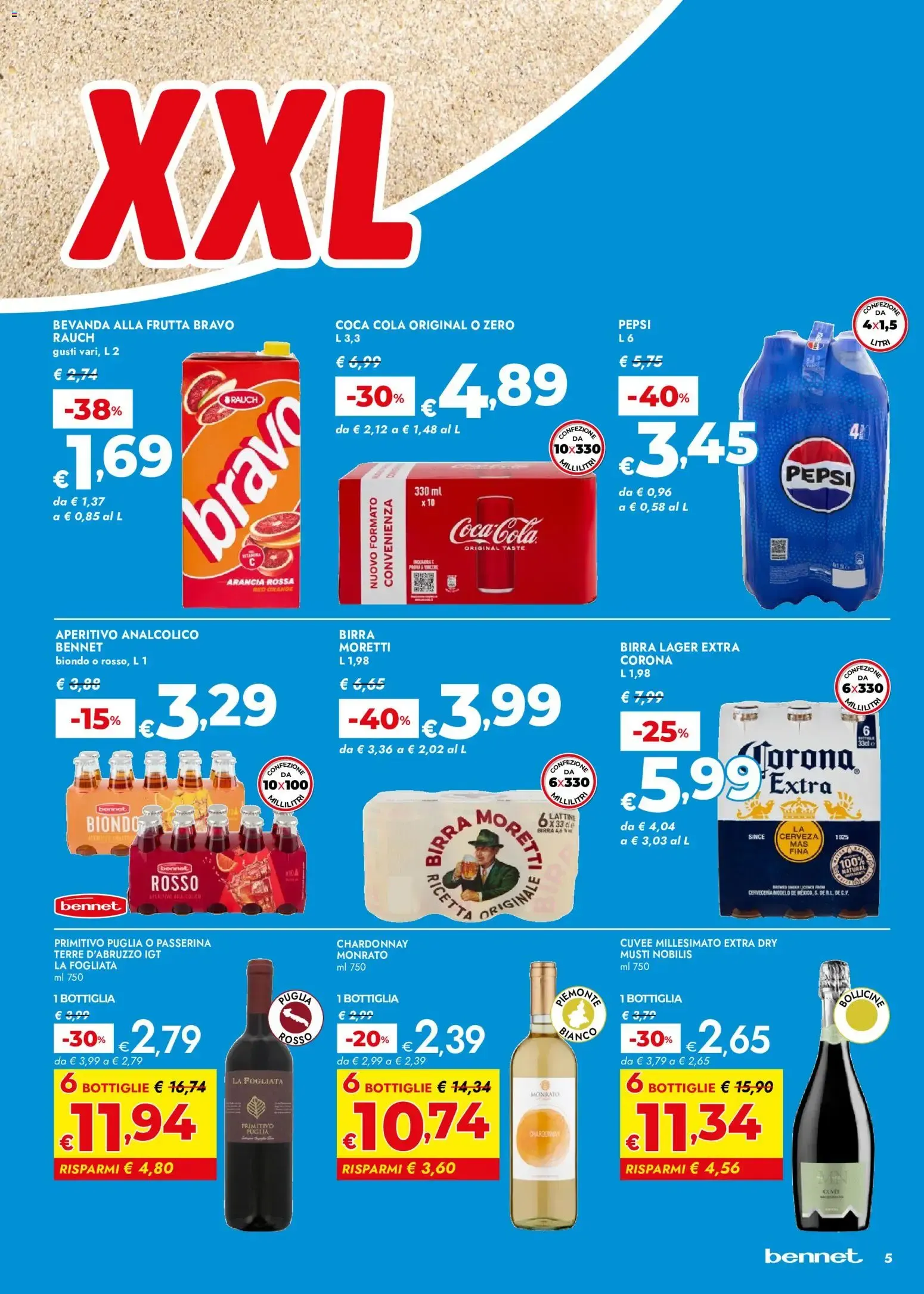 Bennet: Formato Risparmio XXL - Oferta Tonno Rio Mare da 2 luglio a 15 luglio di 2026 - Pagina del volantino 5