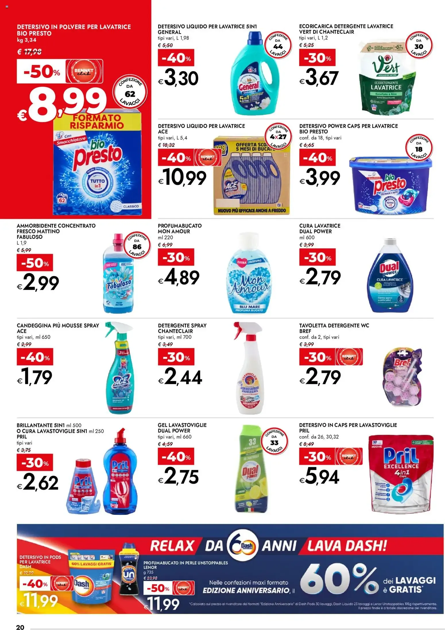 Nuovo bennet volantino dal 18/06/2026 > offerte anteprima 🛍️ da 18 giugno a 1 luglio di 2026 - Pagina del volantino 20
