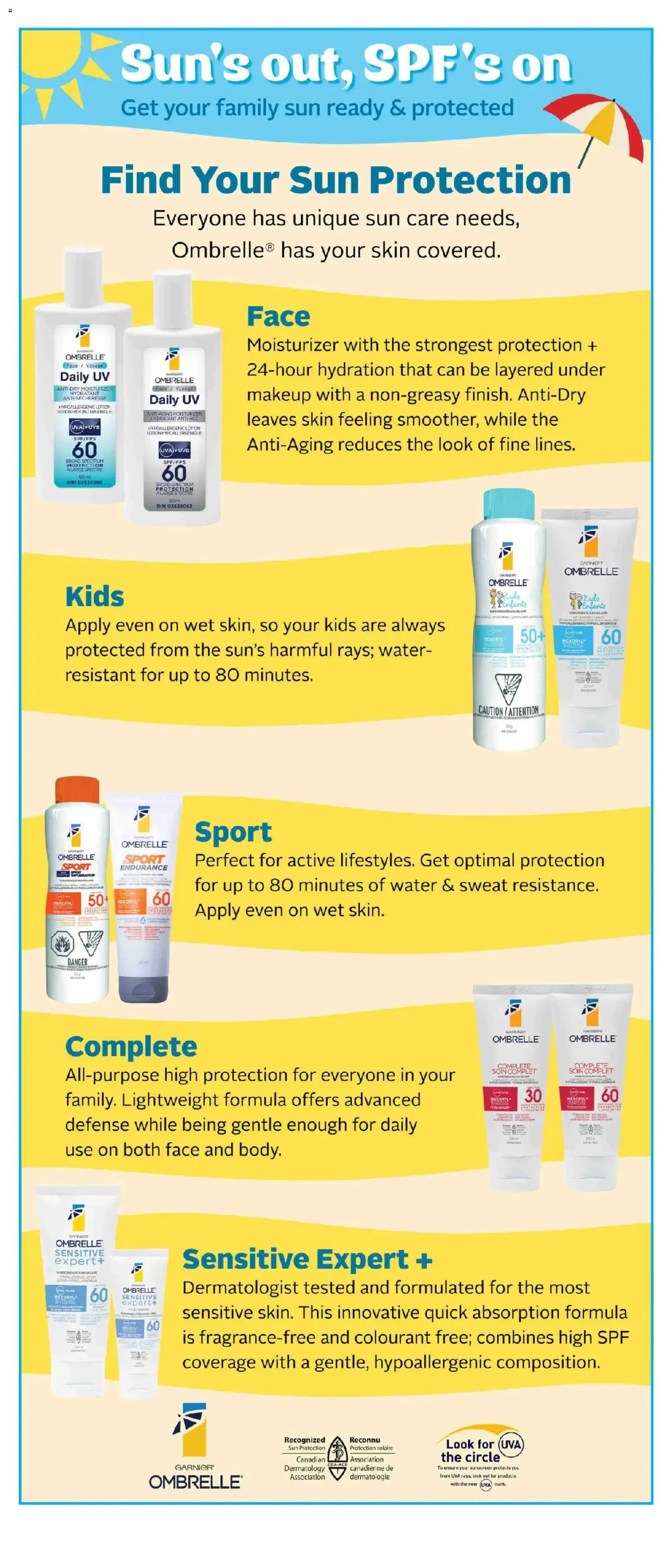 Sun's out, SPF's on from April 10 to September 3 2026 - flyer page 7