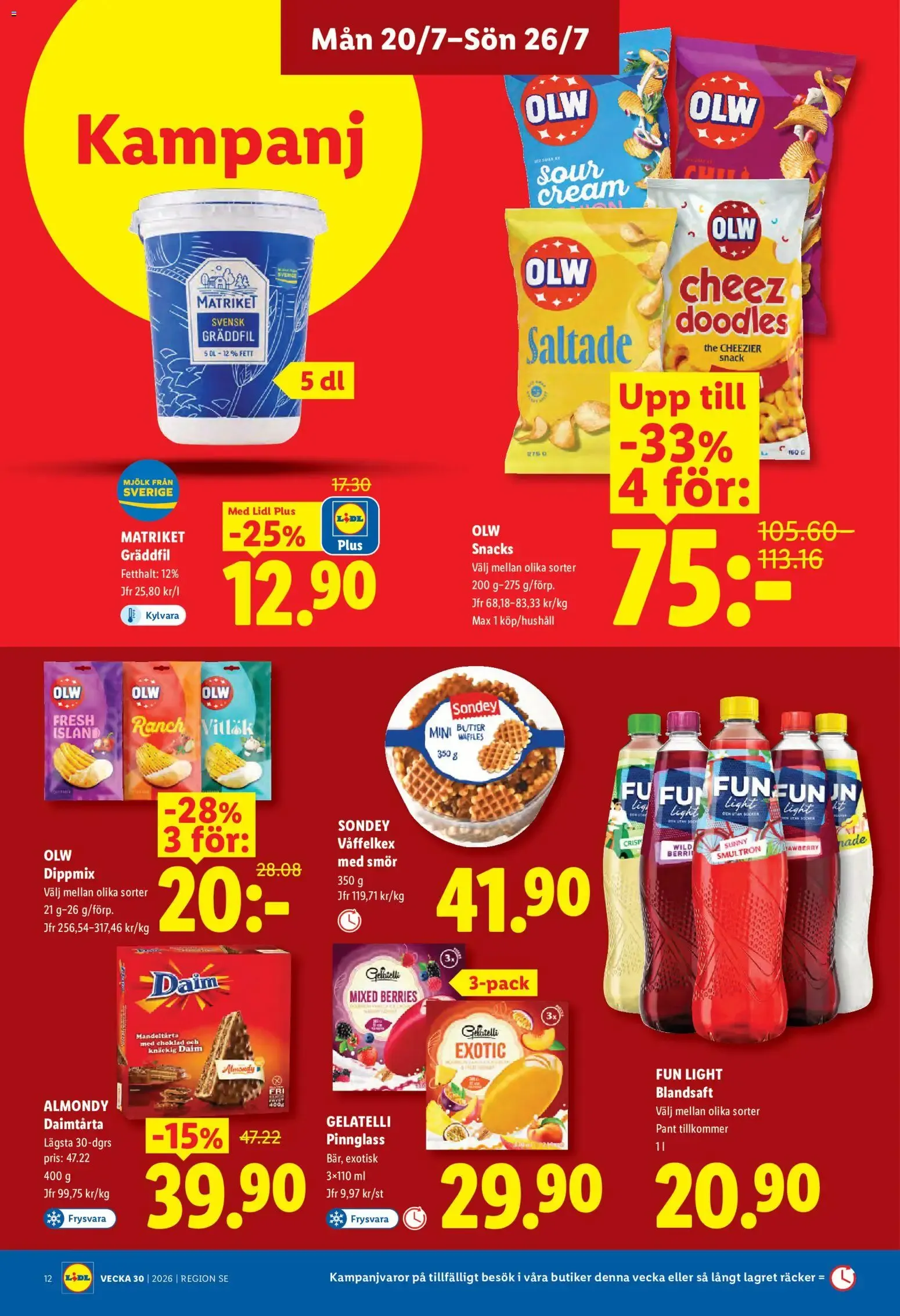 Lidl erbjudanden från 20/07/2026 - 26/07/2026 > Reklamblad nuvarande rabatter från 20 juli till 26 juli 2026 - Reklamblad sidor 14