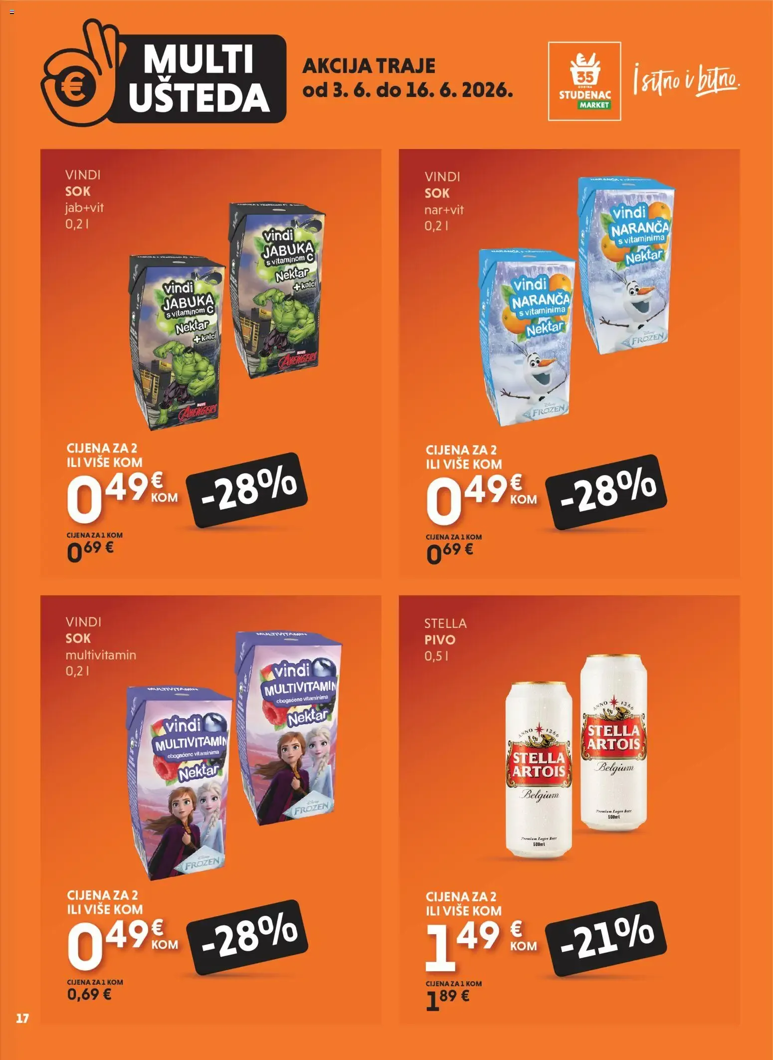Katalog UZMI VIŠE, PLATI MANJE od 3. lipnja do 16. lipnja 2026. - Pregled Stranica 17