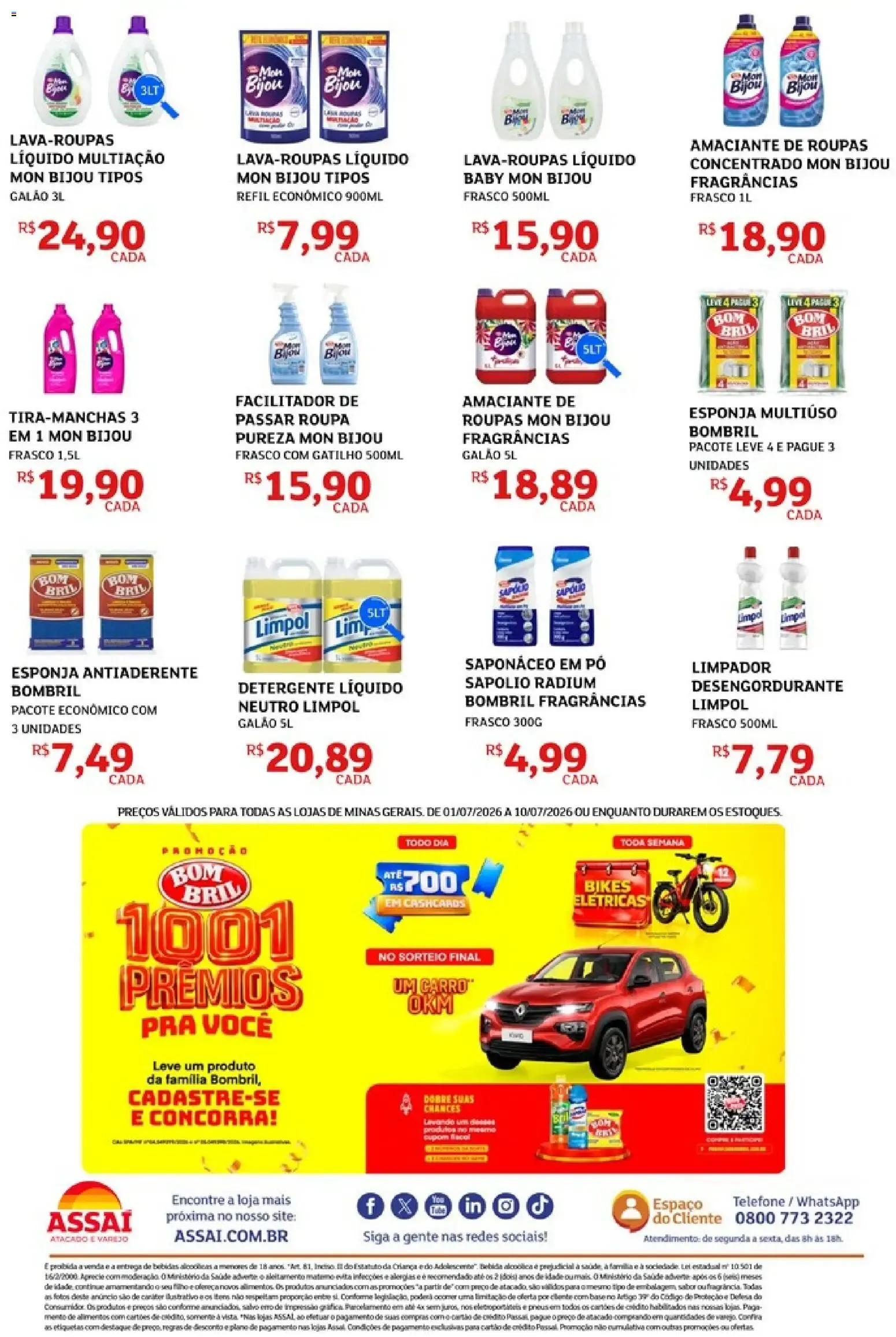 Encarte de Assaí Atacadista ofertas - MG de 01/07/2026 | Promoções Online 1 de julho até 10 de julho 2026 - Pagina 2