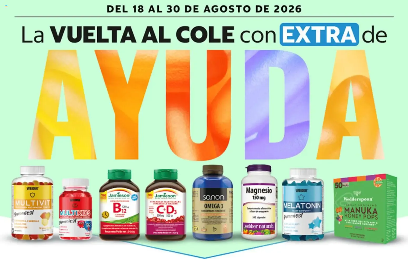 Catálogo de La Vuelta al Cole con EXTRA de AYUDA 18 de agosto al 30 de agosto 2026 - Página 1