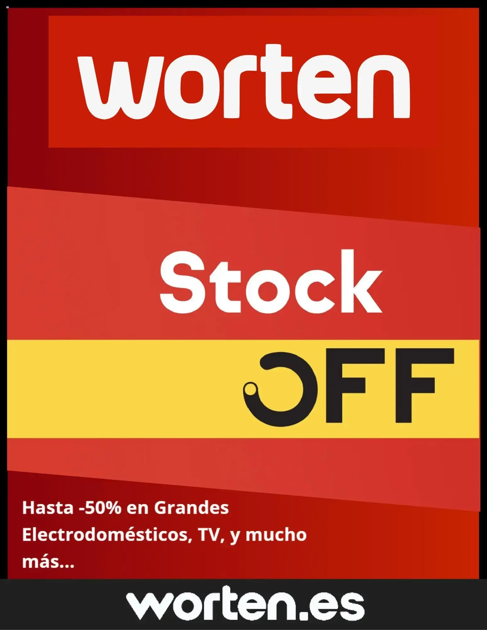 Worten Stock OFF: Hasta -50% en Electrodomésticos