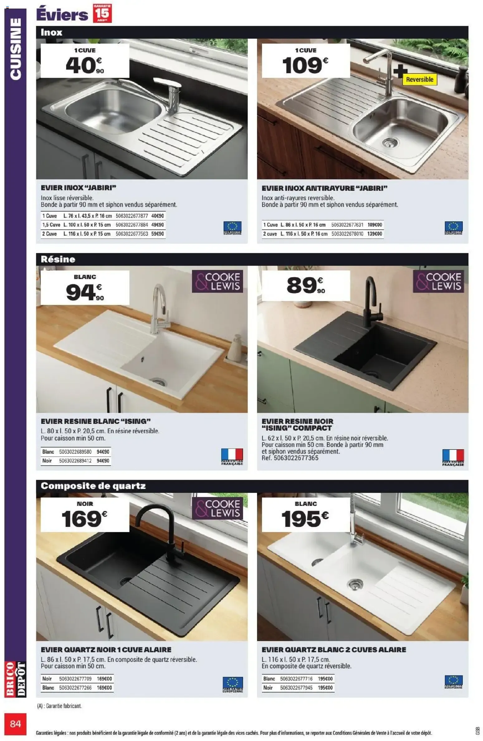 L'OFFICIEL DU BRICOLAGE - Automne du 17 septembre au 1 octobre 2026 - Catalogue page 84