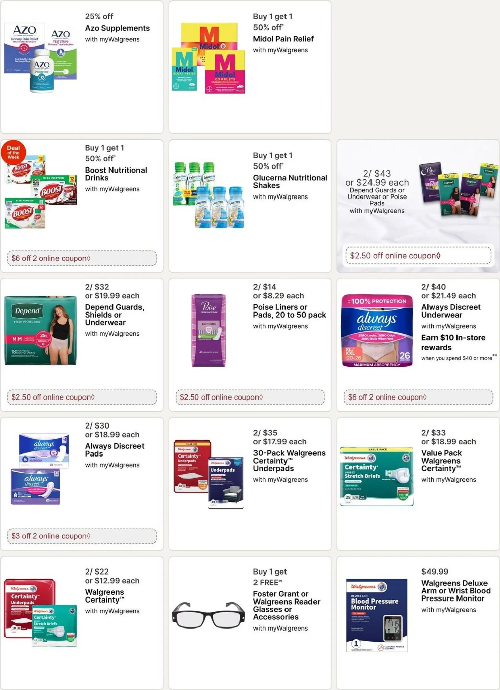 Weekly promotion Walgreens Weekly Ad spanning from August 2 to August 8 2026 - Page 11 for Catalogue 365