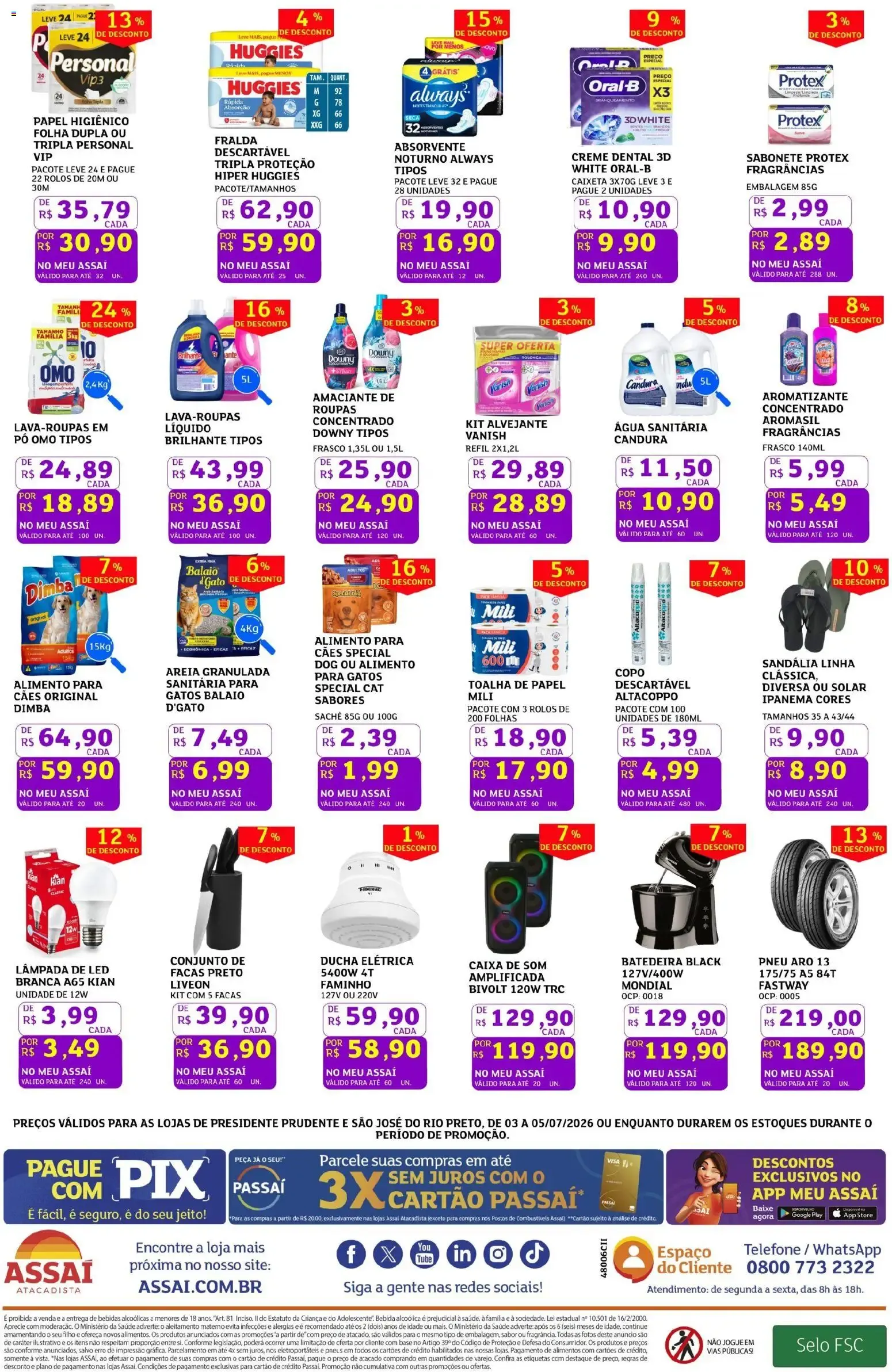 Encarte de Assaí Atacadista ofertas - SP de 03/07/2026 | Promoções Online 3 de julho até 5 de julho 2026 - Pagina 2