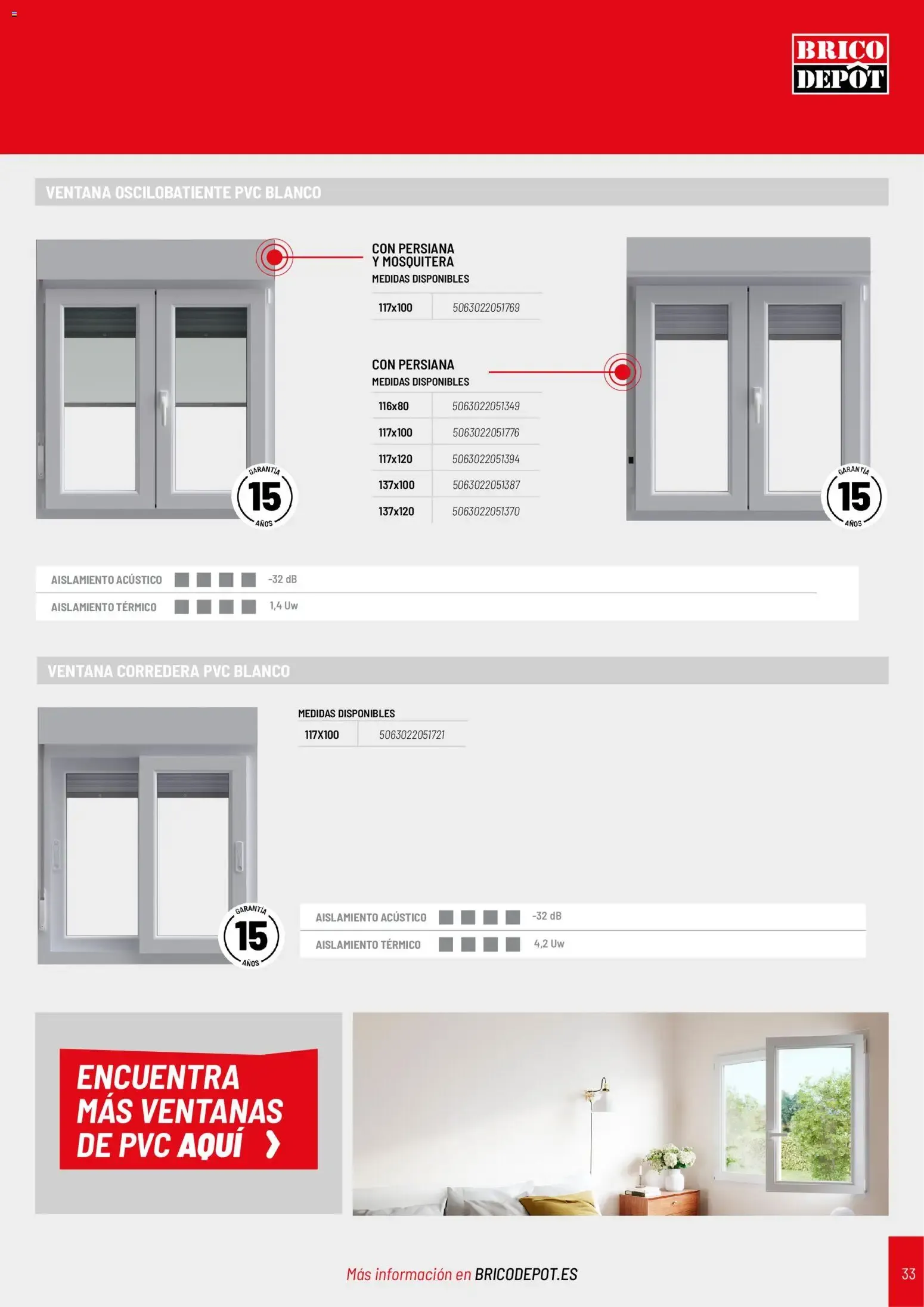Catálogo de Brico Depôt Catálogo Puertas y Ventanas 2026 7 de octubre al 31 de diciembre 2026 - Página 33
