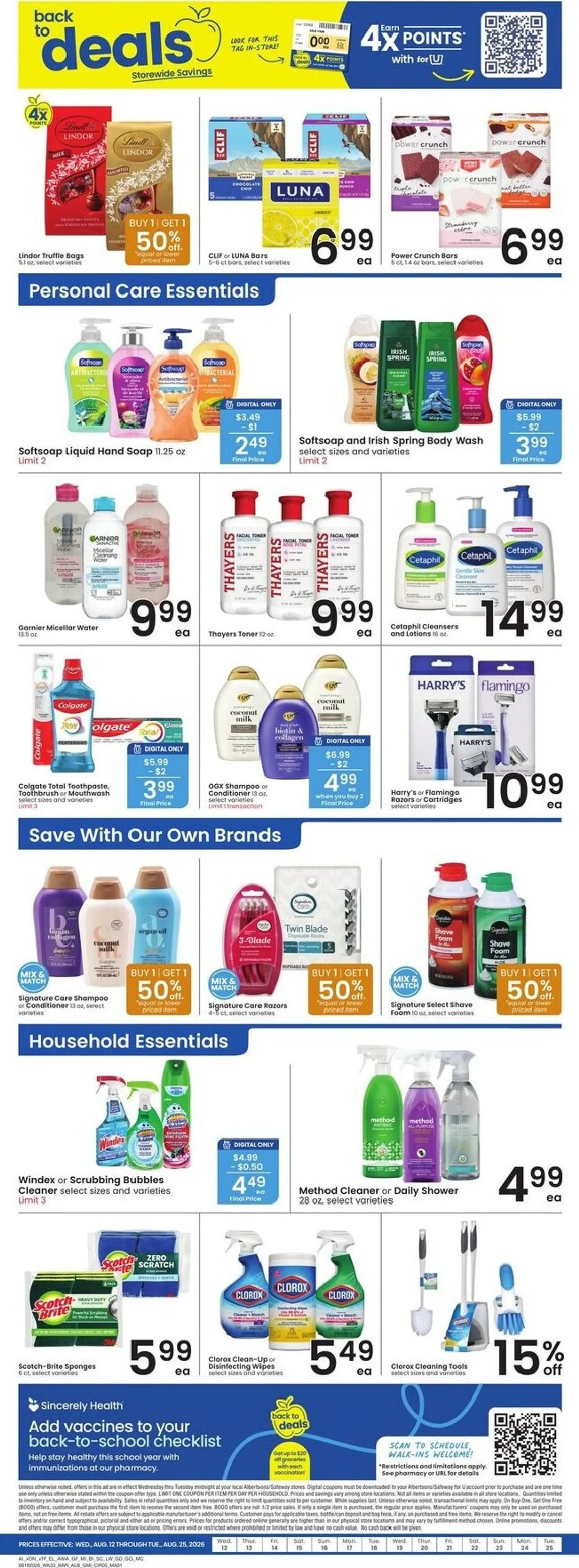 Weekly ad Current Albertsons leaflet valid from Wednesday 08/19/2026 to Tuesday 08/25/2026 from August 19 to August 25 2026 - Page 6