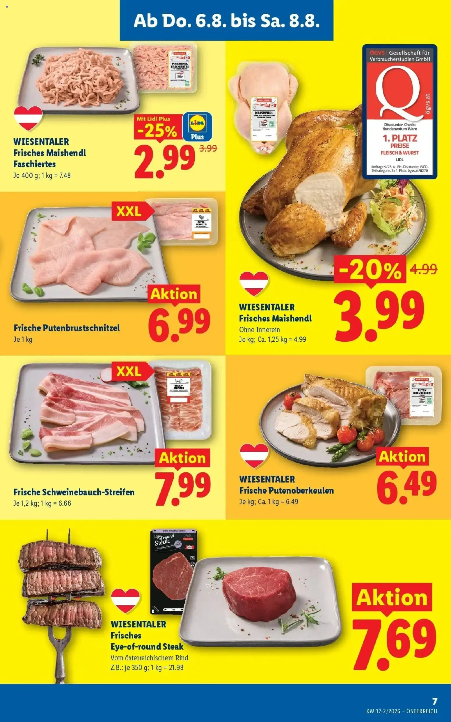 Lidl Plus: Österreichs günstigste Preise von 6. August bis 8. August 2026 - Flugblätt seite  9