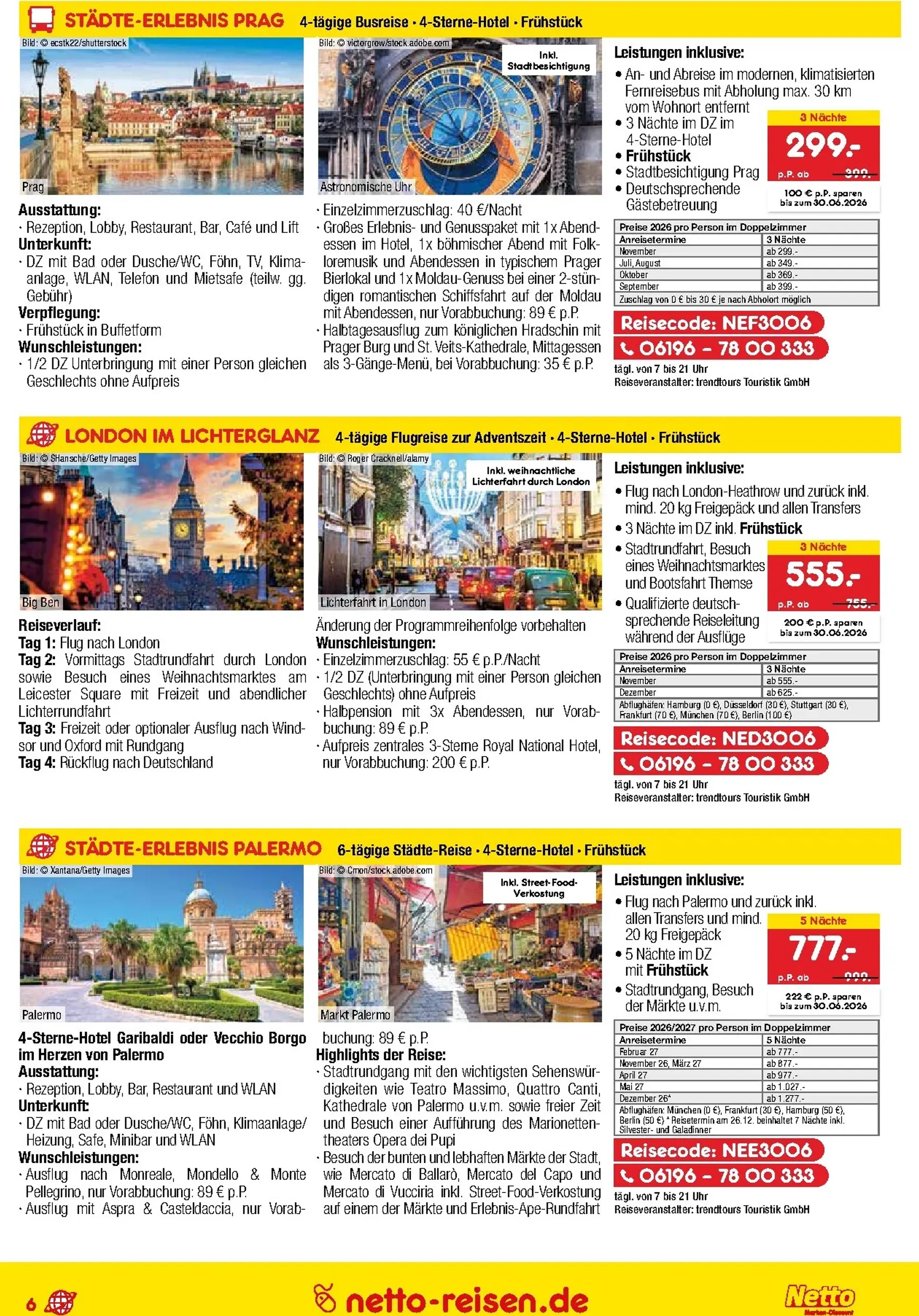 Netto Marken Discount - Reise-Angebote Prospekt – von Donnerstag 28.05.2026 bis Dienstag 30.06.2026 von 28. Mai bis 30. Juni 2026 - Prospekt seite 6