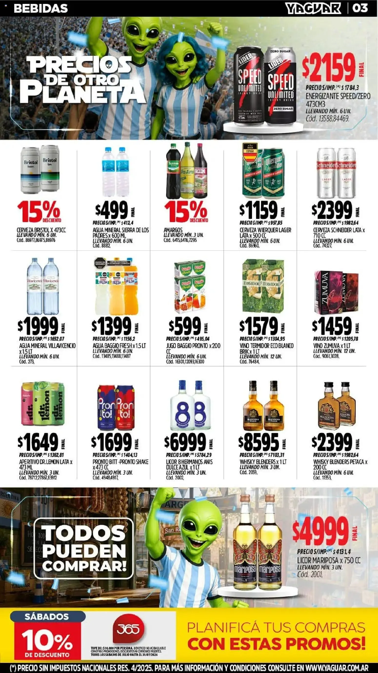 Ofertas de Mayorista Yaguar - Precios de Otro Planeta 6 de julio al 11 de julio 2026 - Página 4 del catálogo