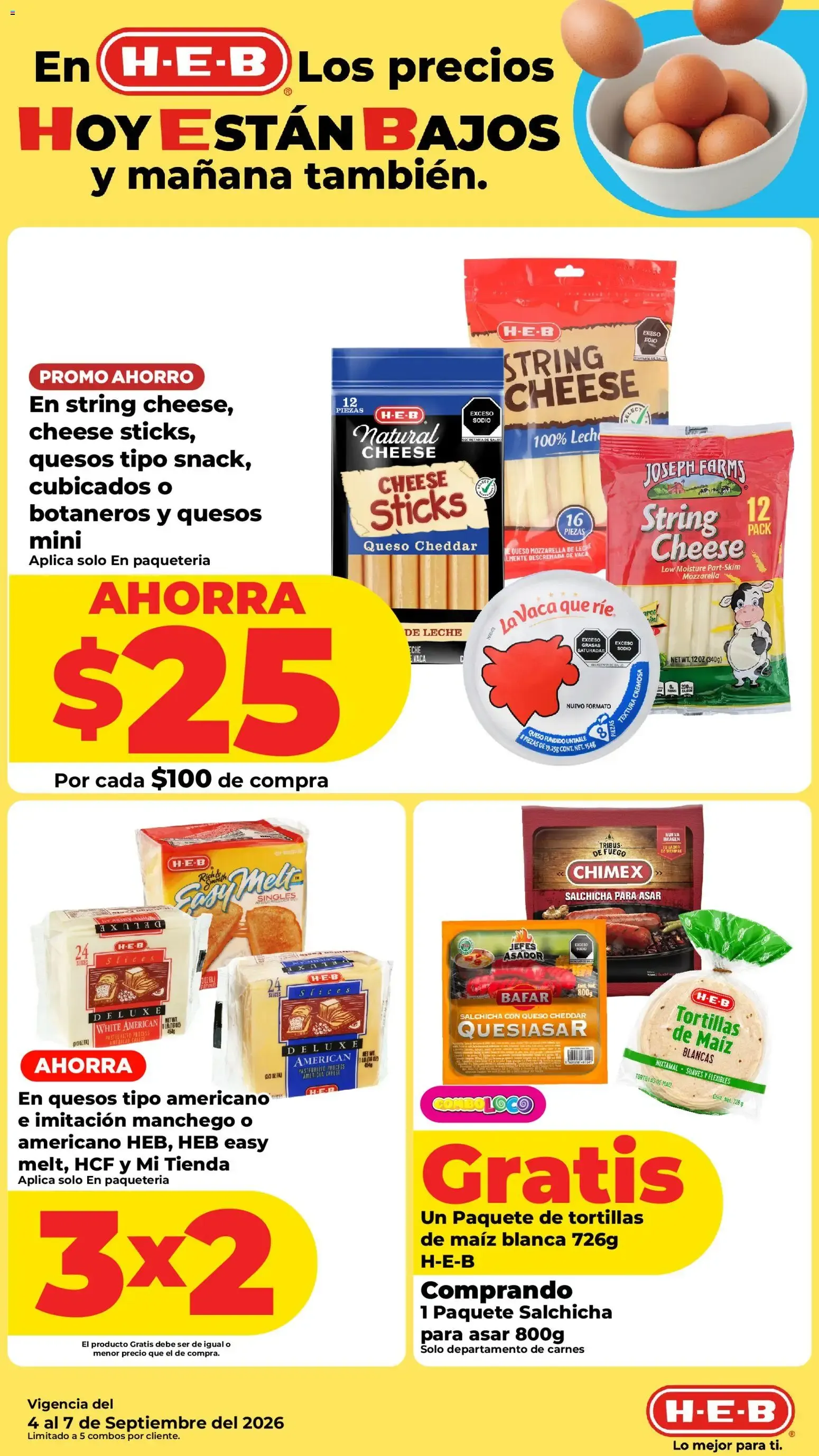 Catálogo de H-E-B: Los precios hoy están bajos y mañana también 4 de septiembre al 7 de septiembre 2026 - Pagina 7