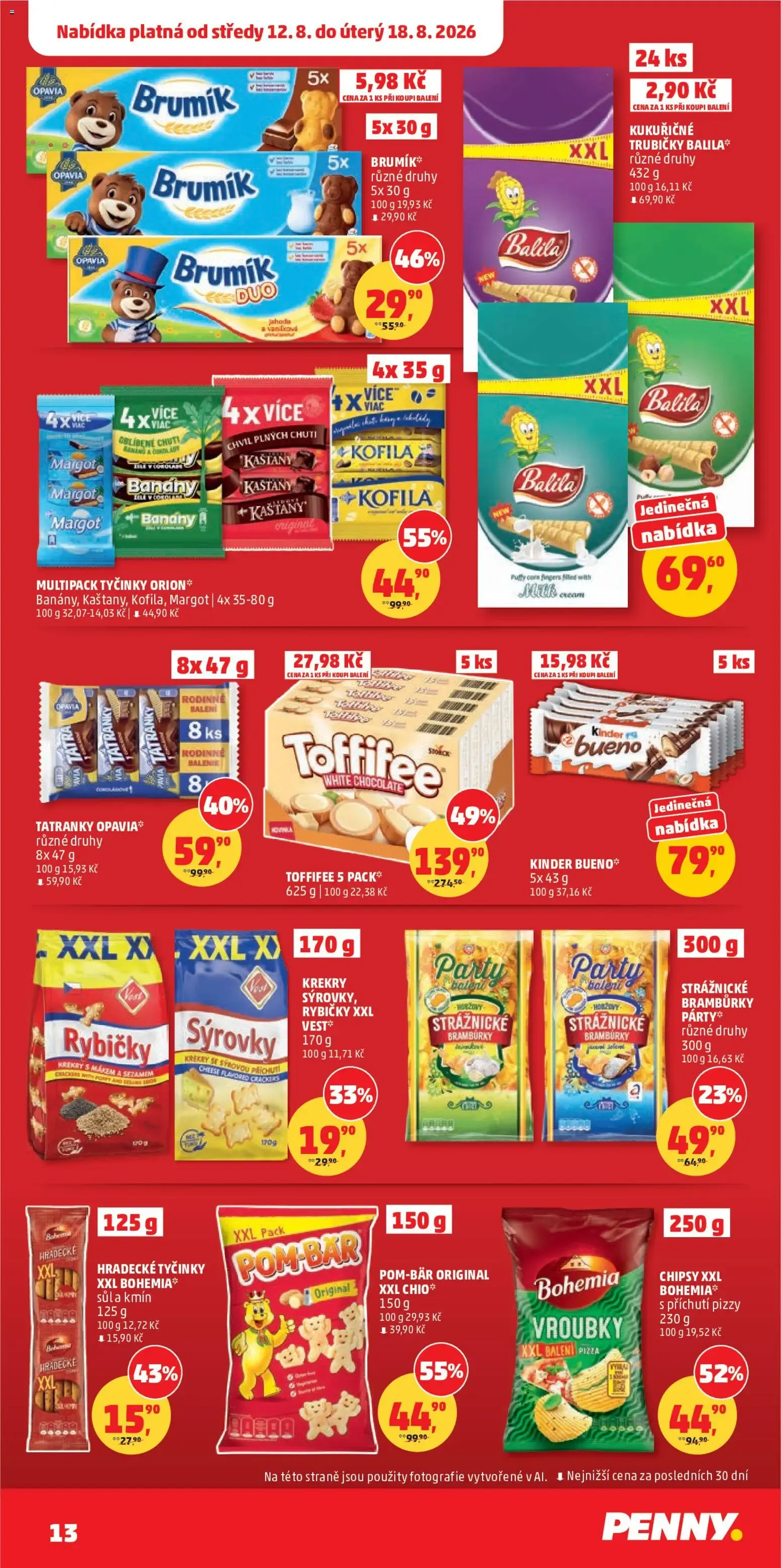 PENNY leták na příští týden (12.08.2026) - 12. srpna 18. srpna 2026 - Page 13