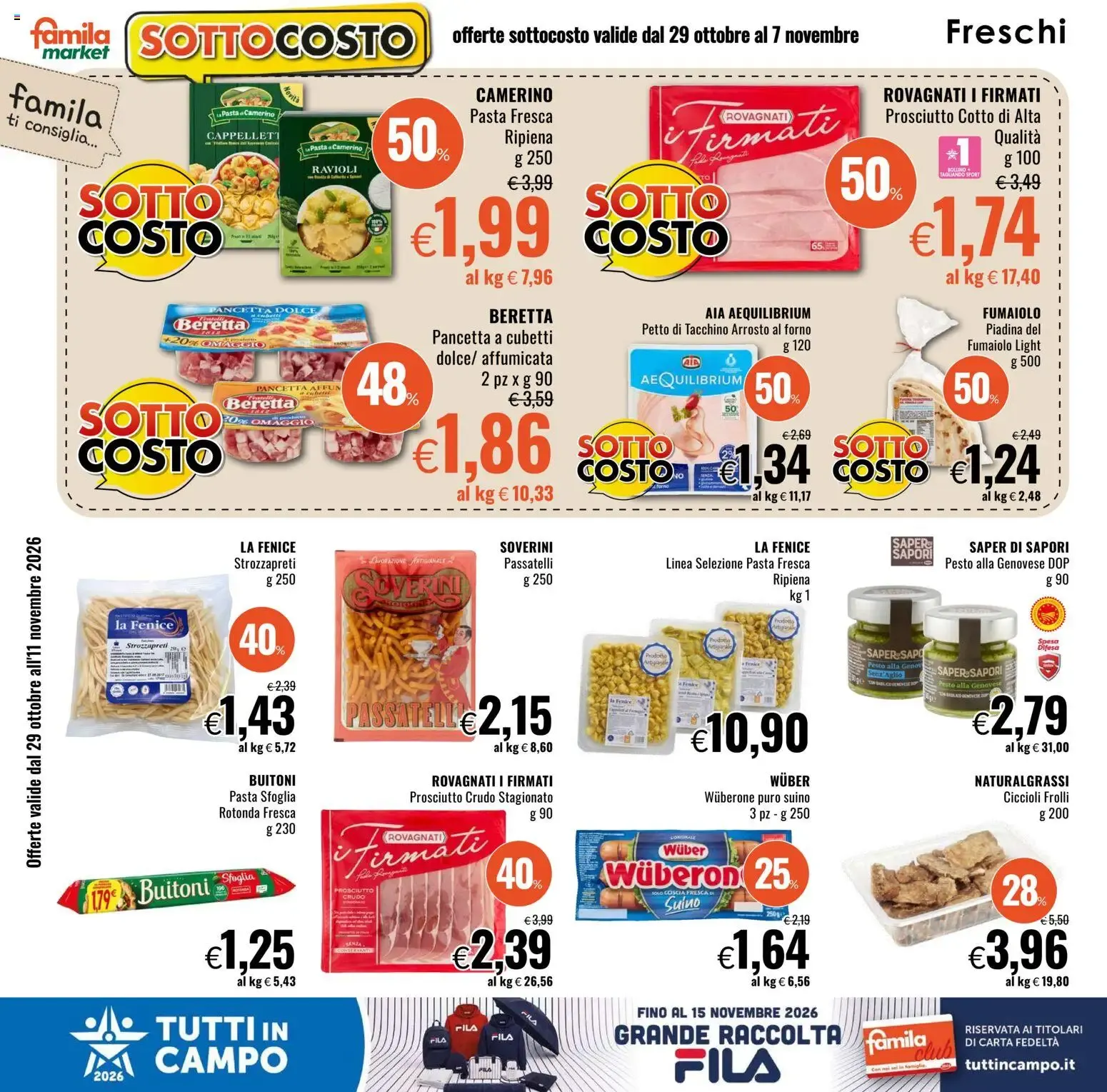 Nuovo Famila volantino Market dal 29/10/2026 > offerte anteprima 🛍️ da 29 ottobre a 11 novembre di 2026 - Pagina del volantino 2