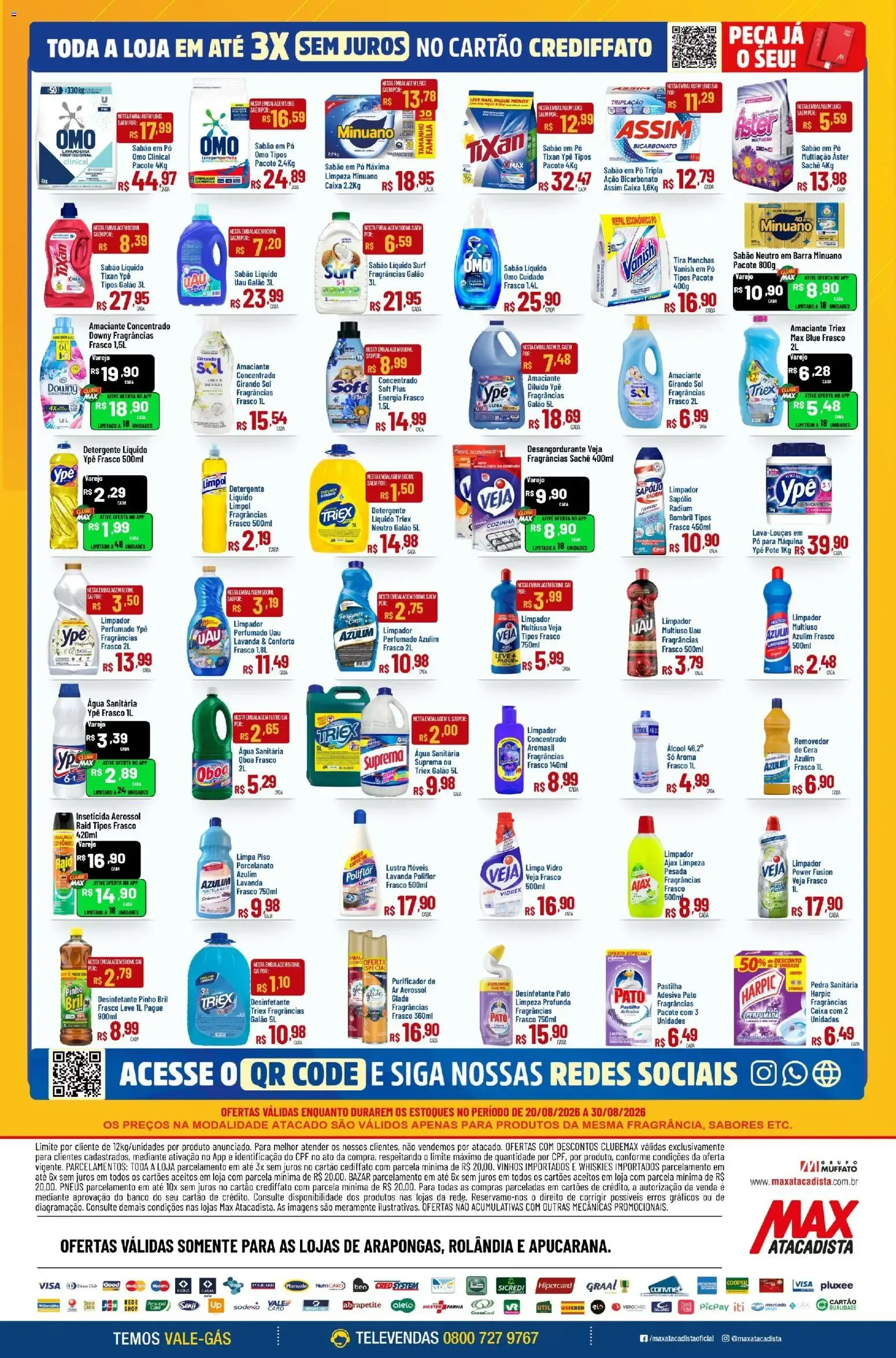 Encarte de Max Atacadista - Ofertas da semana de 20/08/2026 | Promoções Online 20 de agosto até 30 de agosto 2026 - Pagina 7