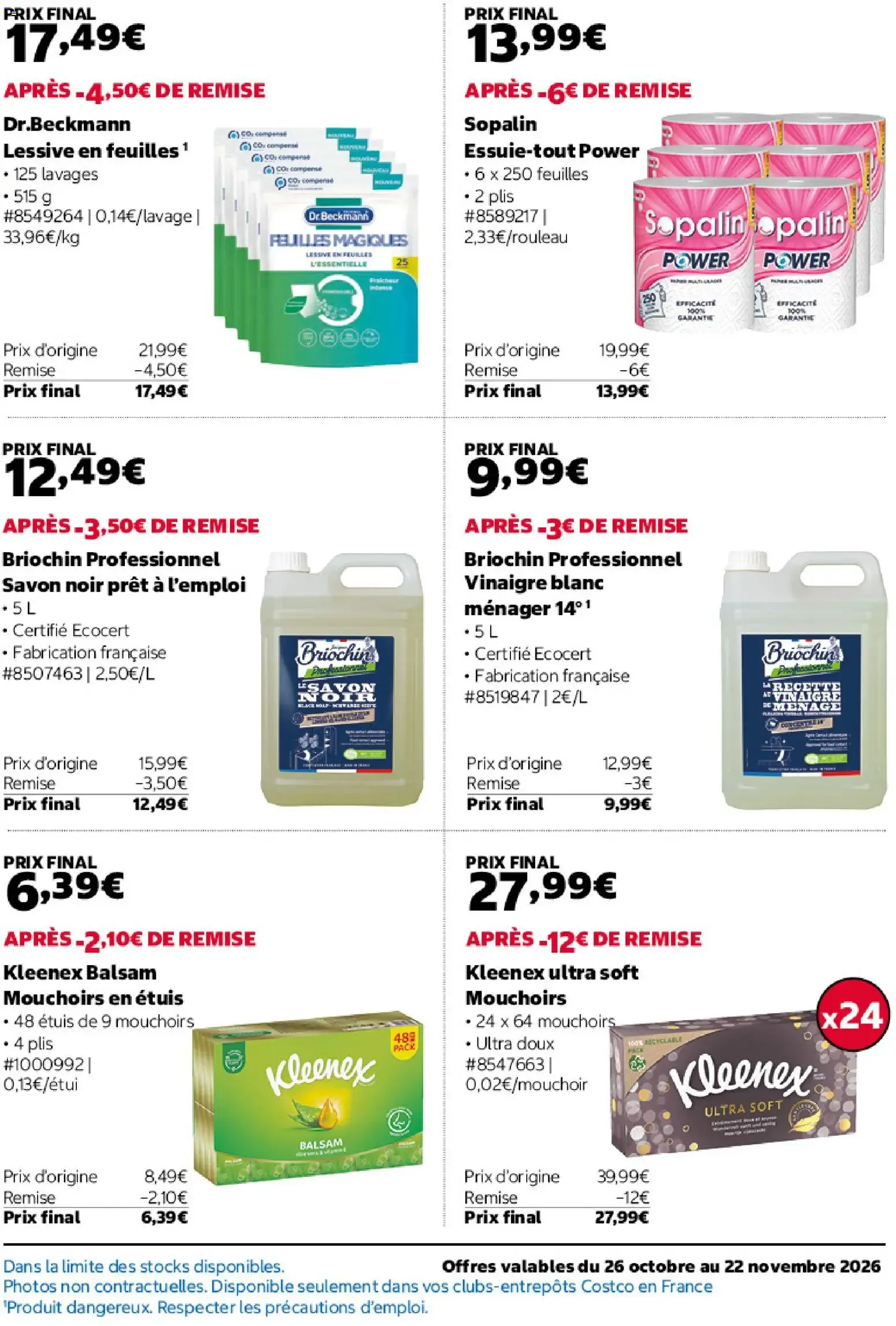 Costco catalogue à partir du 26/10/2026 - promo en ligne du 26 octobre au 22 novembre 2026 - Catalogue page 17