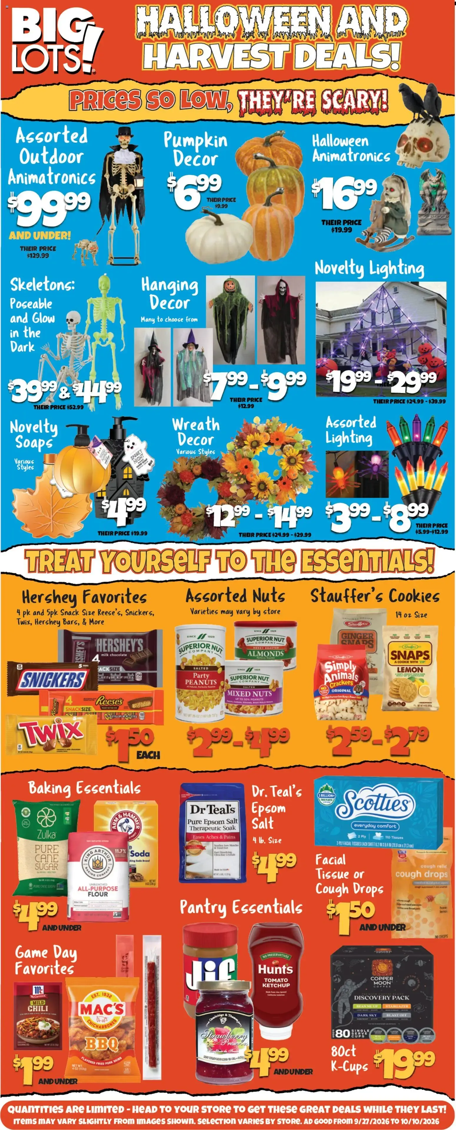 Weekly ad Big Lots Weekly Ad from 09/27/2026 - Flyer from September 27 to October 10 2026 - Page 2