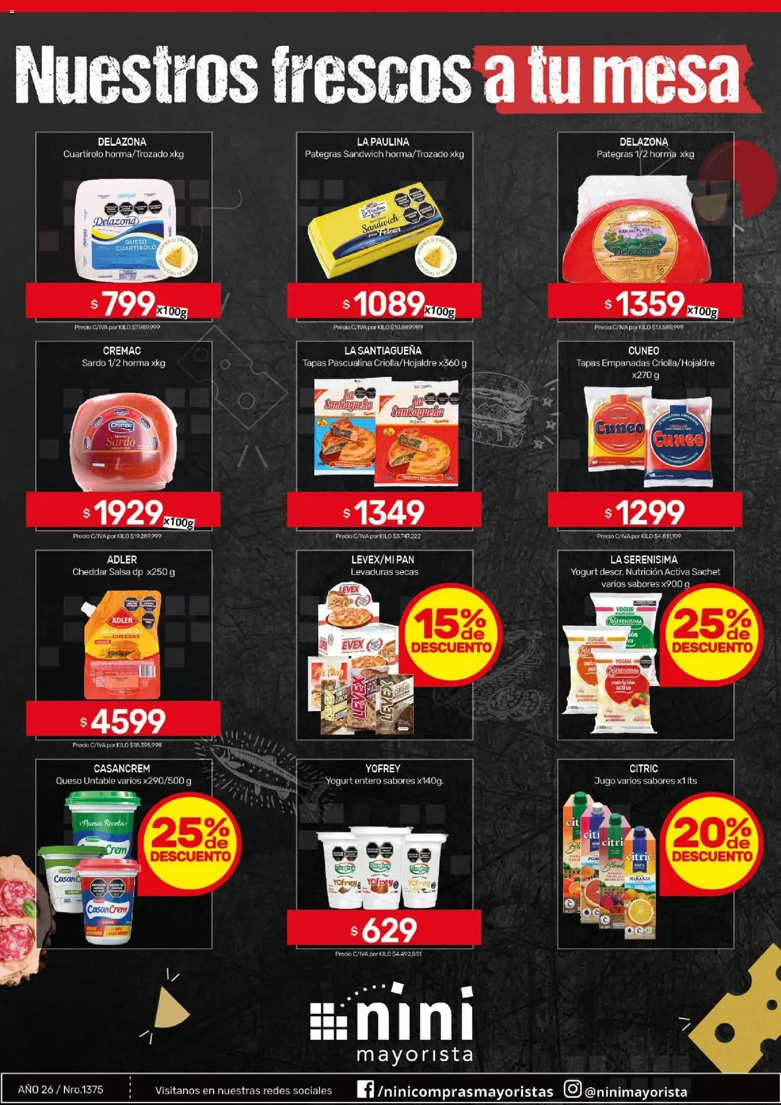 Ofertas de NINI Mayorista - Nuestros frescos a tu mesa del 31/08/2026 - 06/09/2026 31 de agosto al 6 de septiembre 2026 - Página 2 del catálogo