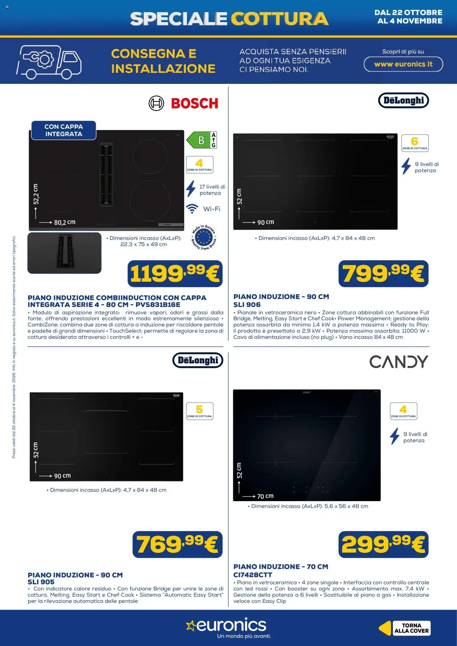 Euronics Speciale Cottura da 22 ottobre a 4 novembre di 2026 - Pagina del volantino 11