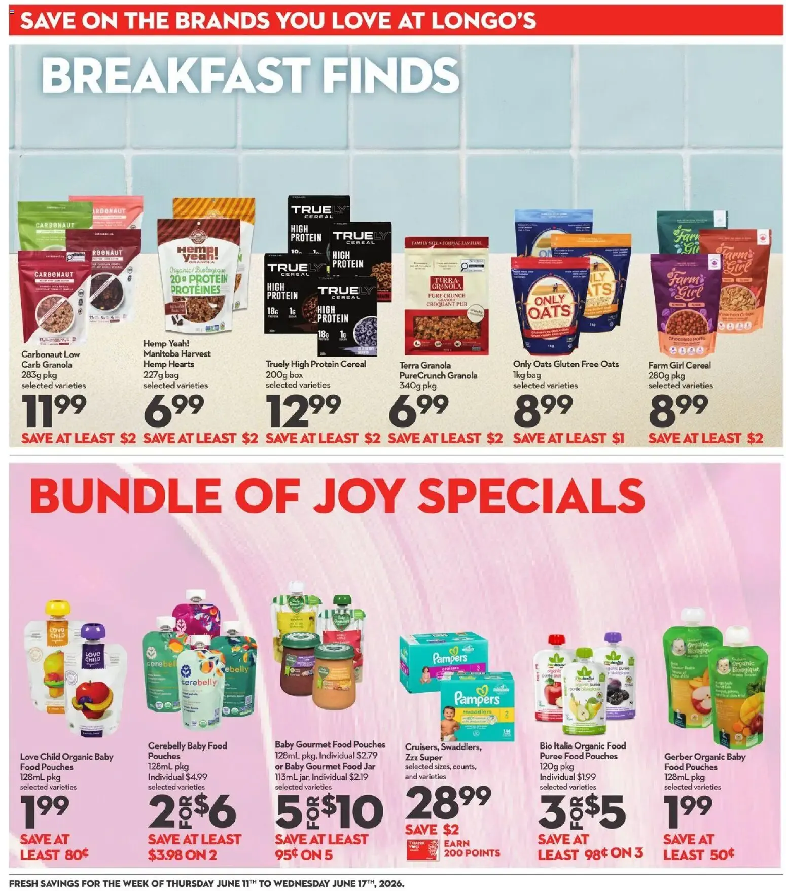 Longo's weekly flyer / circulaire from Jun 11, 2026 > weekly specials & deals from June 11 to June 17 2026 - flyer page 16