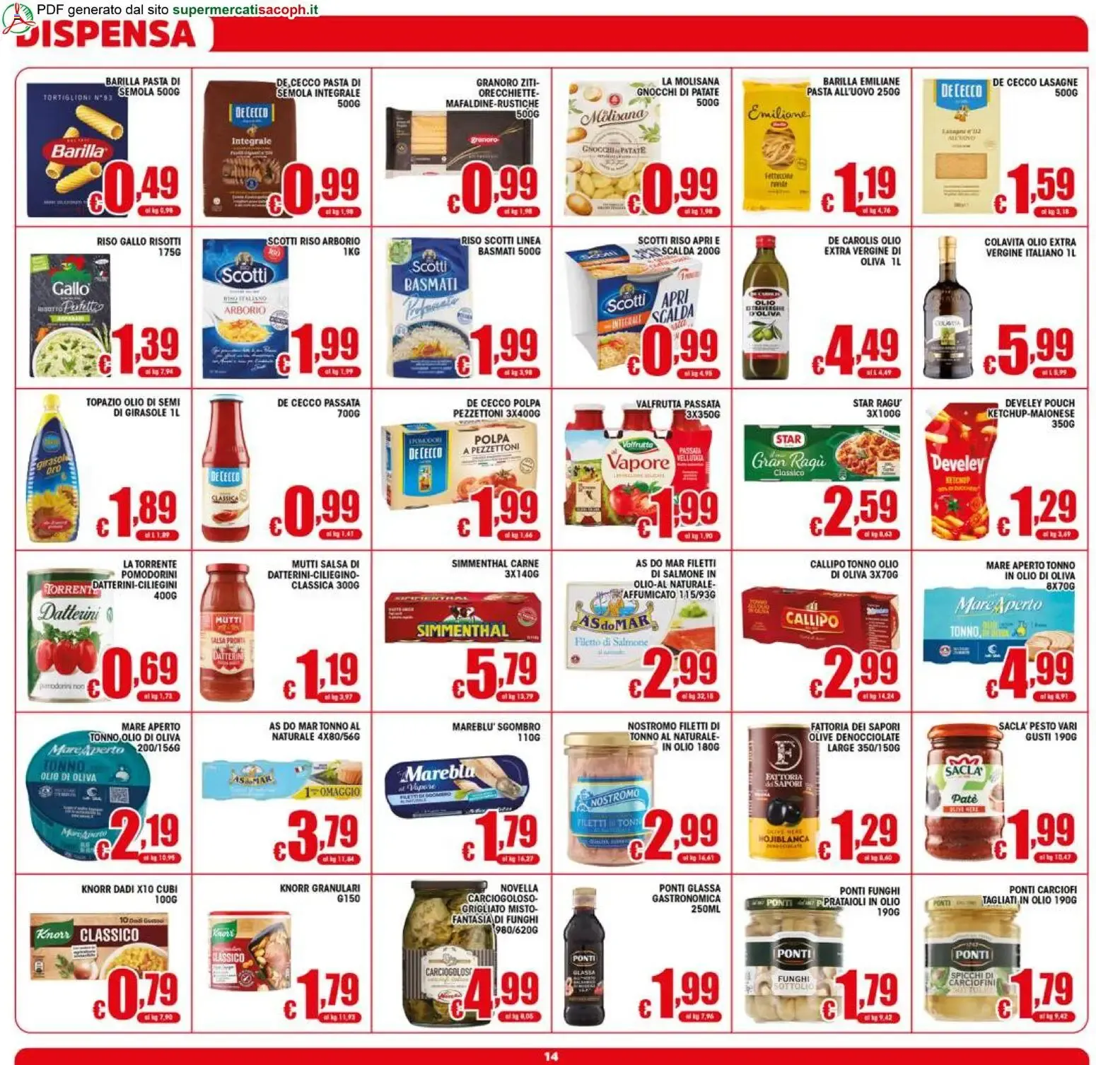 Sacoph - Offerte Super da 23 settembre a 1 ottobre di 2026 - Pagina del volantino 14