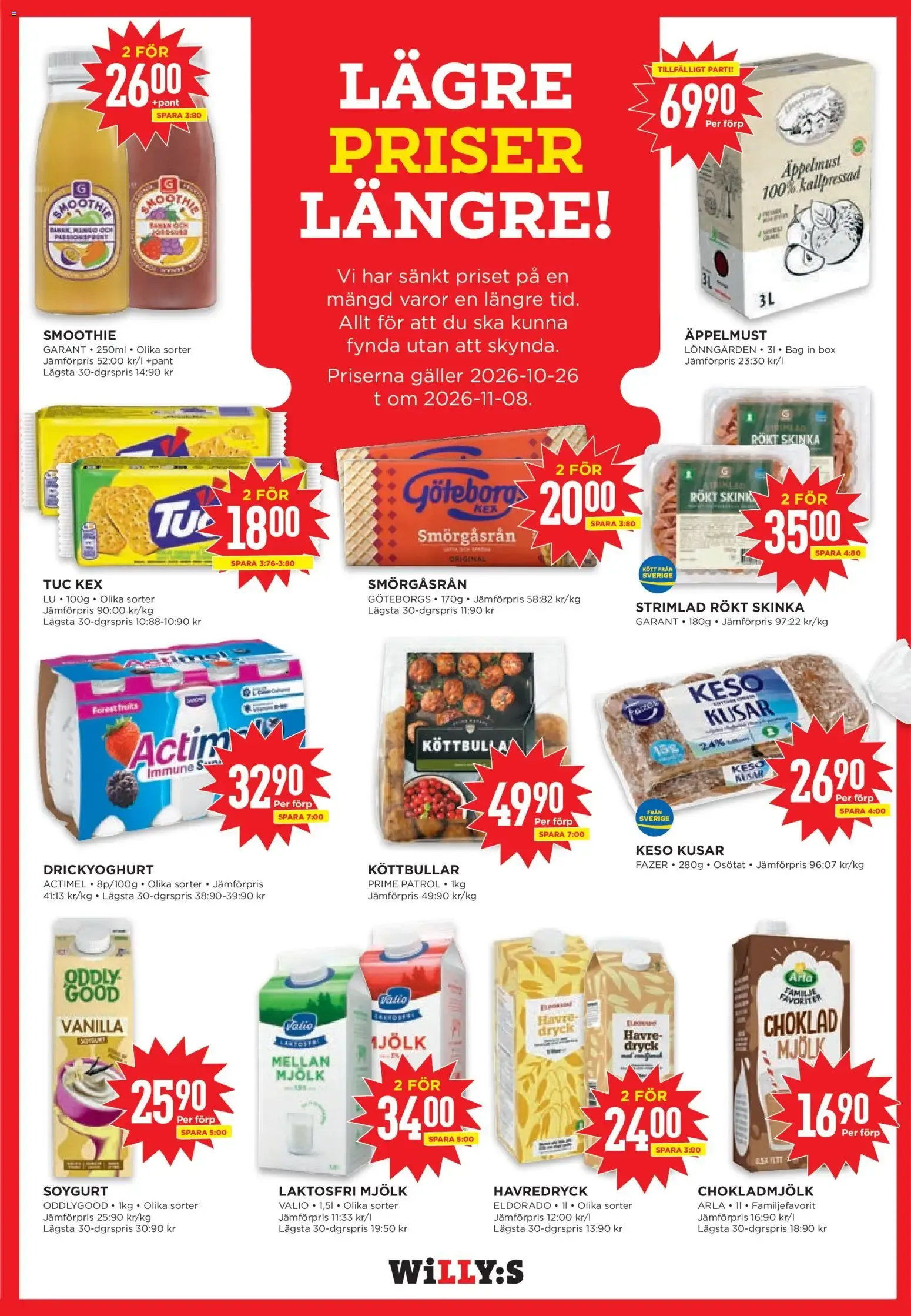 Willys erbjudanden från 26/10/2026 - 01/11/2026 > Reklamblad nuvarande rabatter från 26 oktober till 1 november 2026 - Reklamblad sidor 9