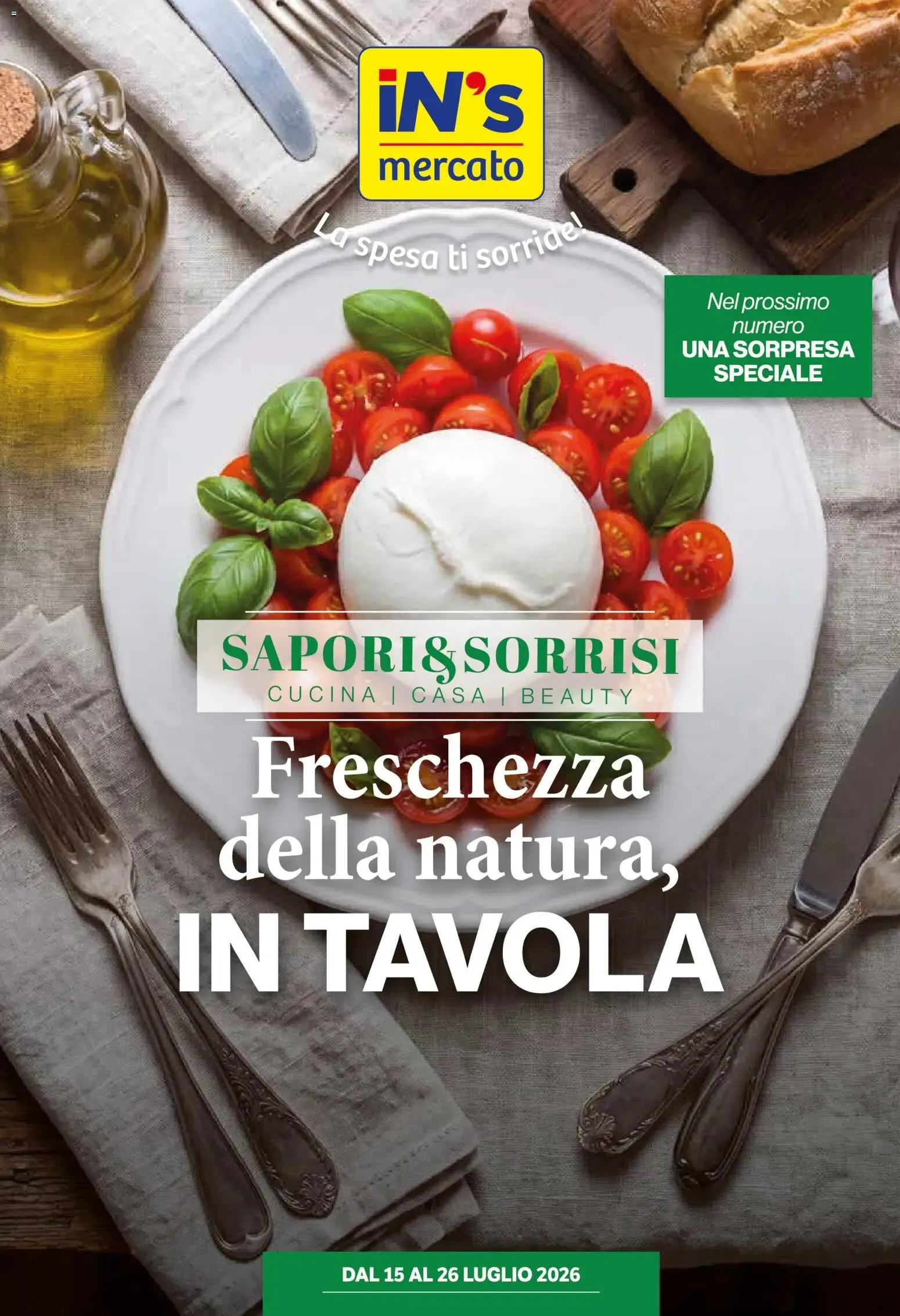 Nuovo IN's volantino dal 15/07/2026 > offerte anteprima 🛍️ da 15 luglio a 26 luglio di 2026 - Pagina del volantino 1