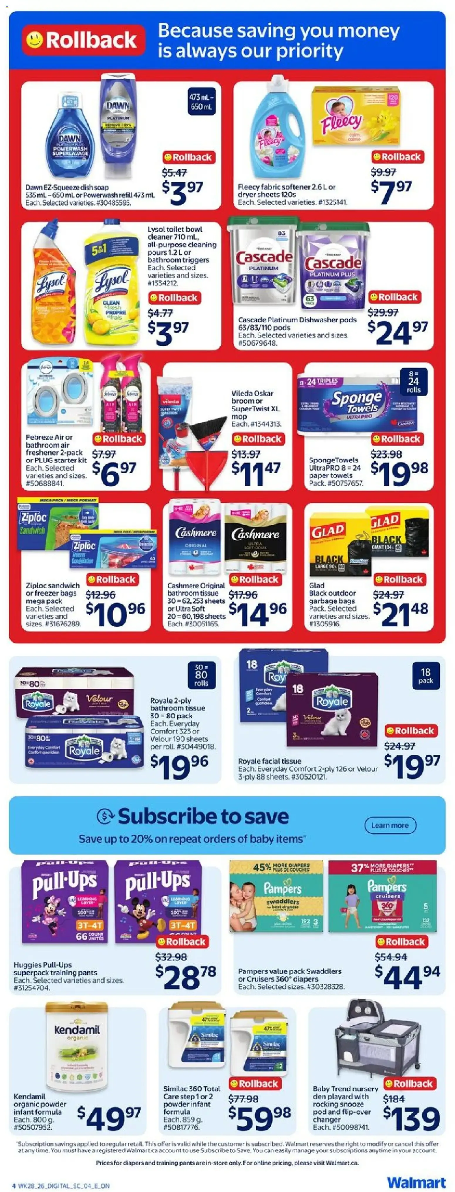 Walmart weekly flyer from Aug 6, 2026 > weekly specials & deals from August 6 to August 12 2026 - flyer page 24