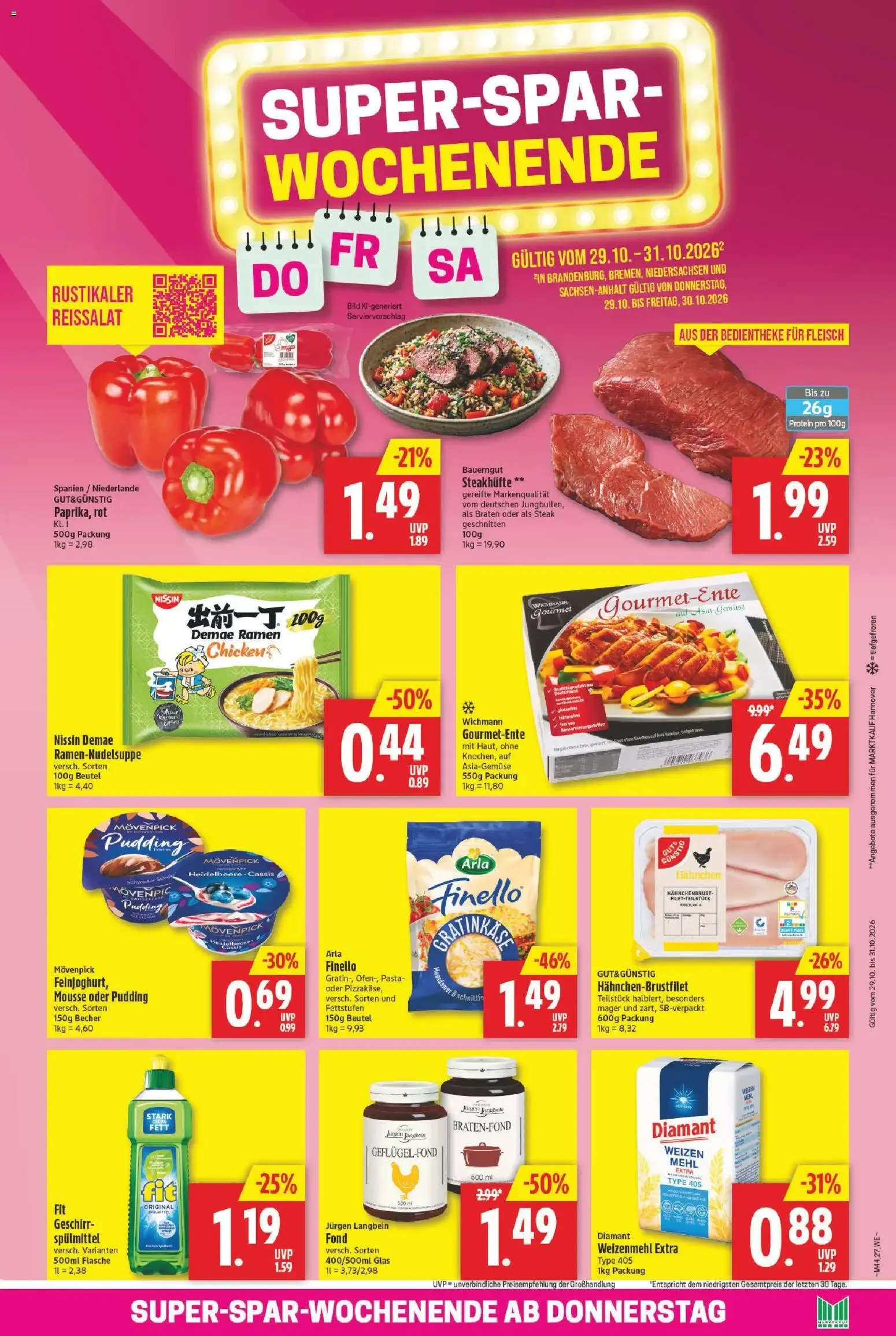 Marktkauf Prospekt (ab 26.10.2026) » Angebote online von 26. Oktober bis 31. Oktober 2026 - Prospekt seite 31